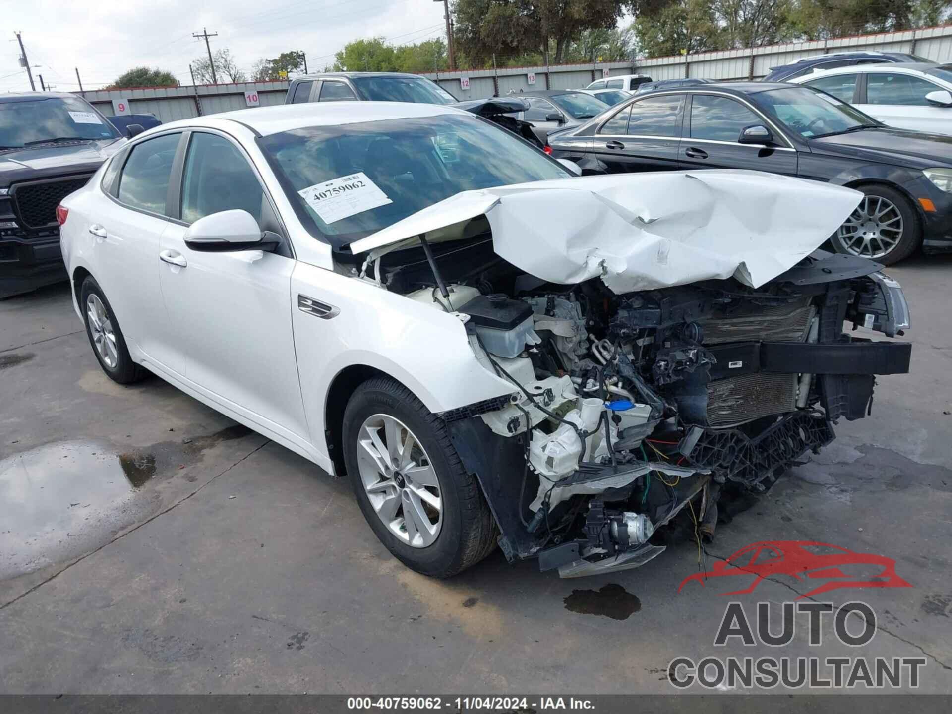 KIA OPTIMA 2016 - KNAGT4L34G5084255