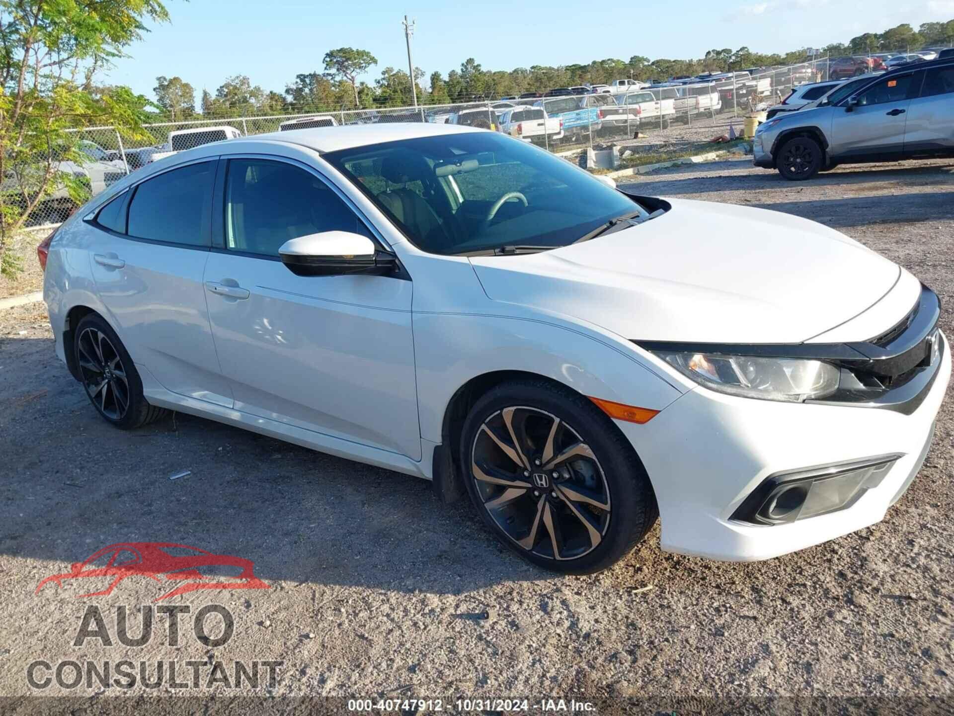 HONDA CIVIC 2019 - 2HGFC2F89KH586417