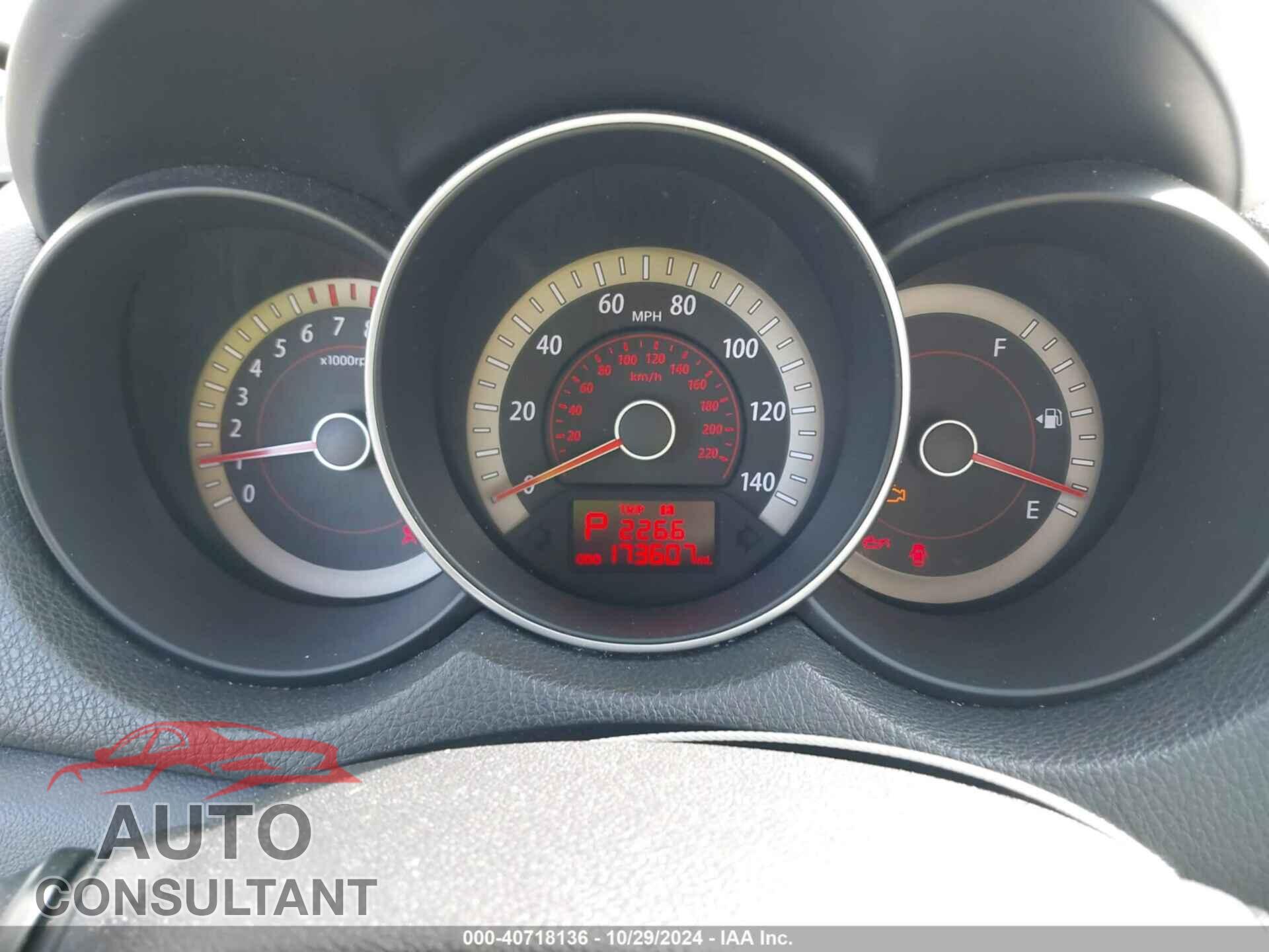 KIA FORTE 2010 - KNAFU4A26A5241830