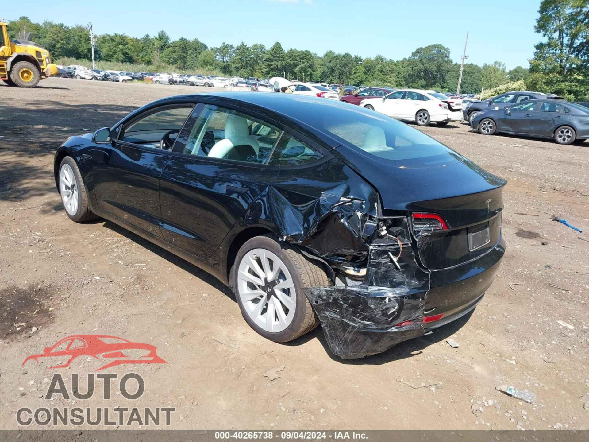 TESLA MODEL 3 2022 - 5YJ3E1EBXNF353403