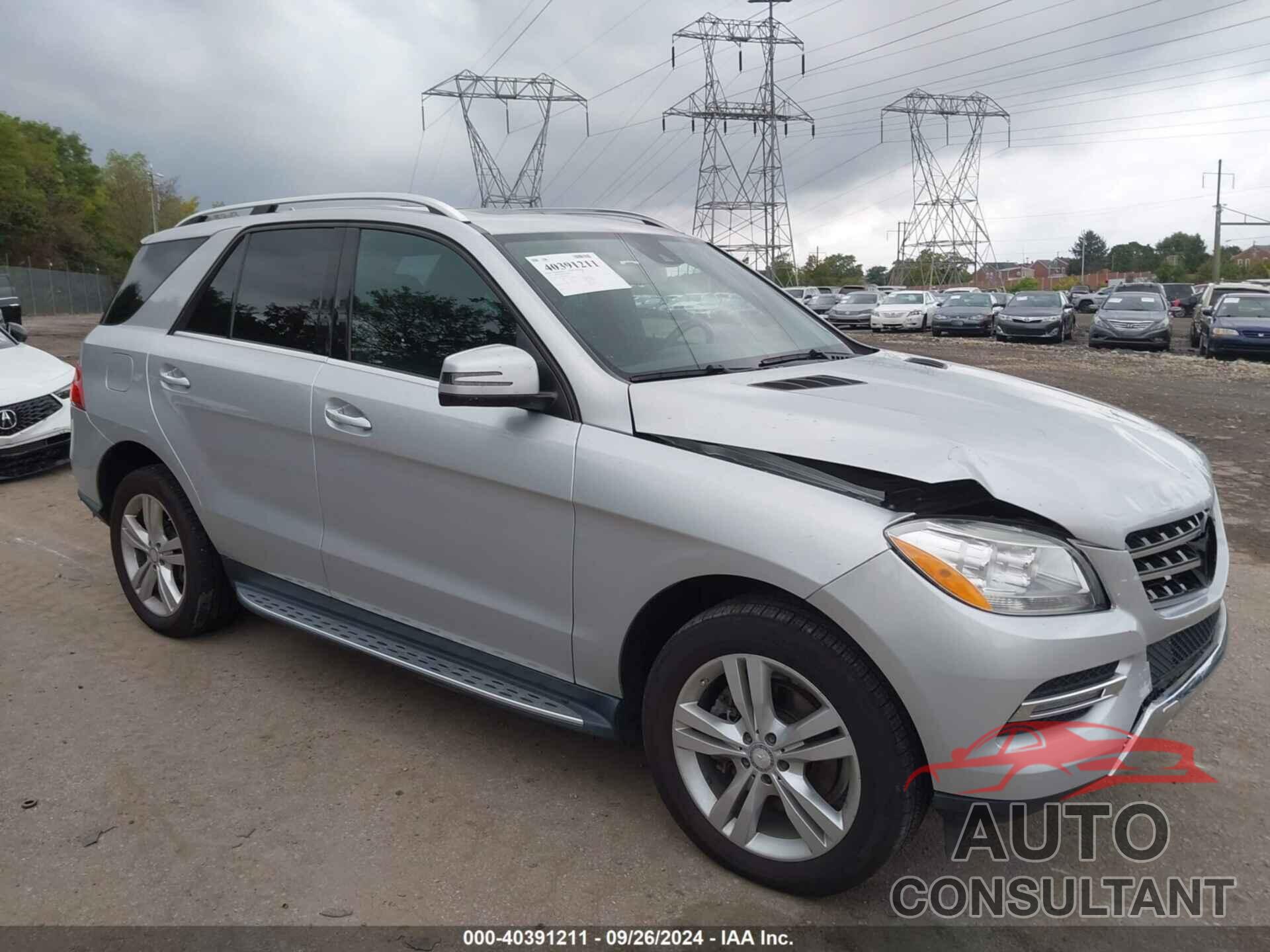 MERCEDES-BENZ ML 350 2015 - 4JGDA5HB2FA539218