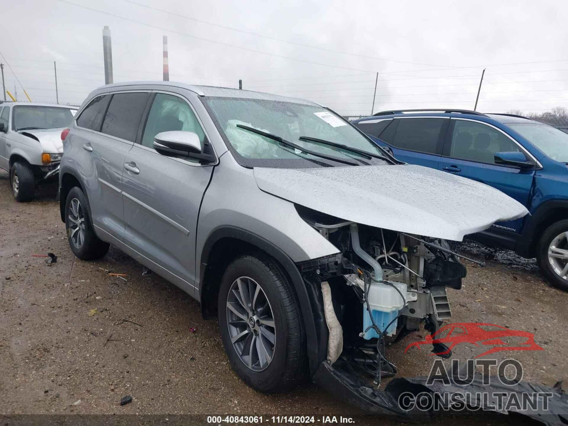 TOYOTA HIGHLANDER 2017 - 5TDJZRFH9HS420506