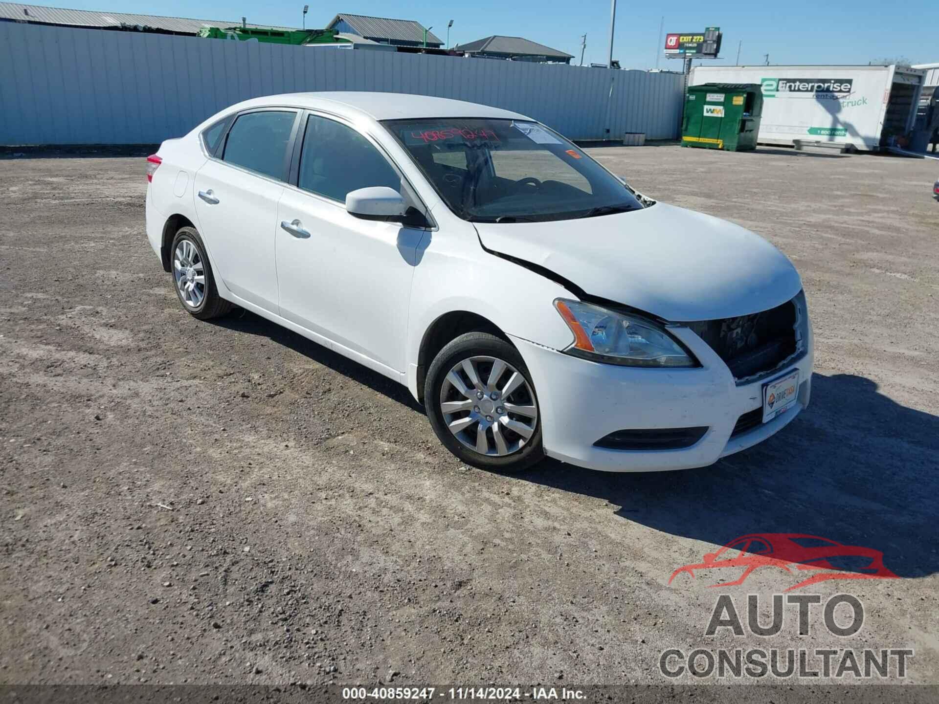 NISSAN SENTRA 2015 - 3N1AB7AP5FL678504