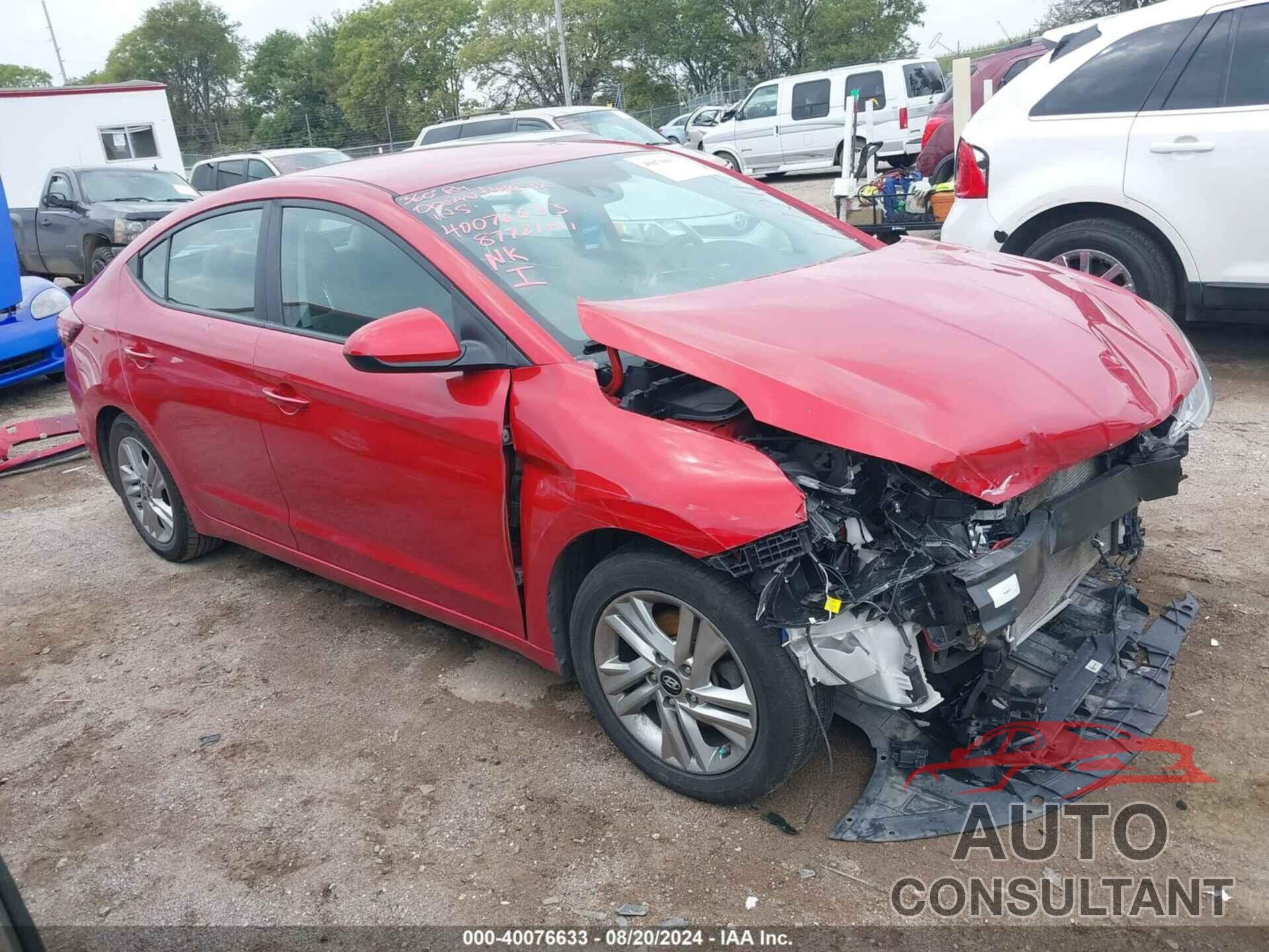 HYUNDAI ELANTRA 2020 - 5NPD84LF7LH613838