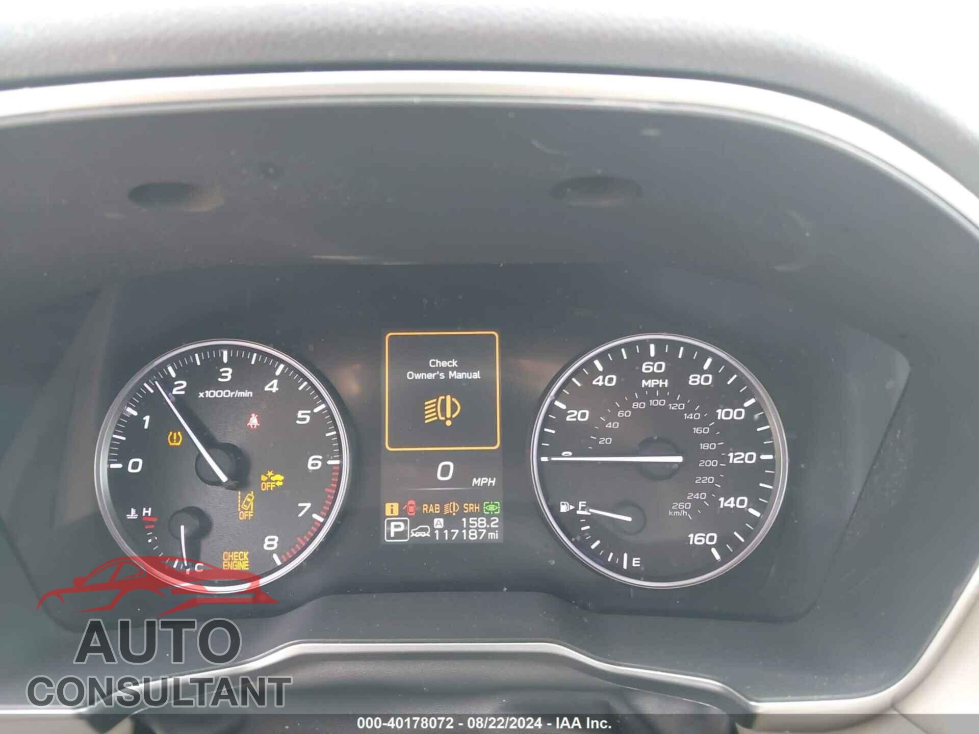 SUBARU OUTBACK 2021 - 4S4BTANC1M3109477