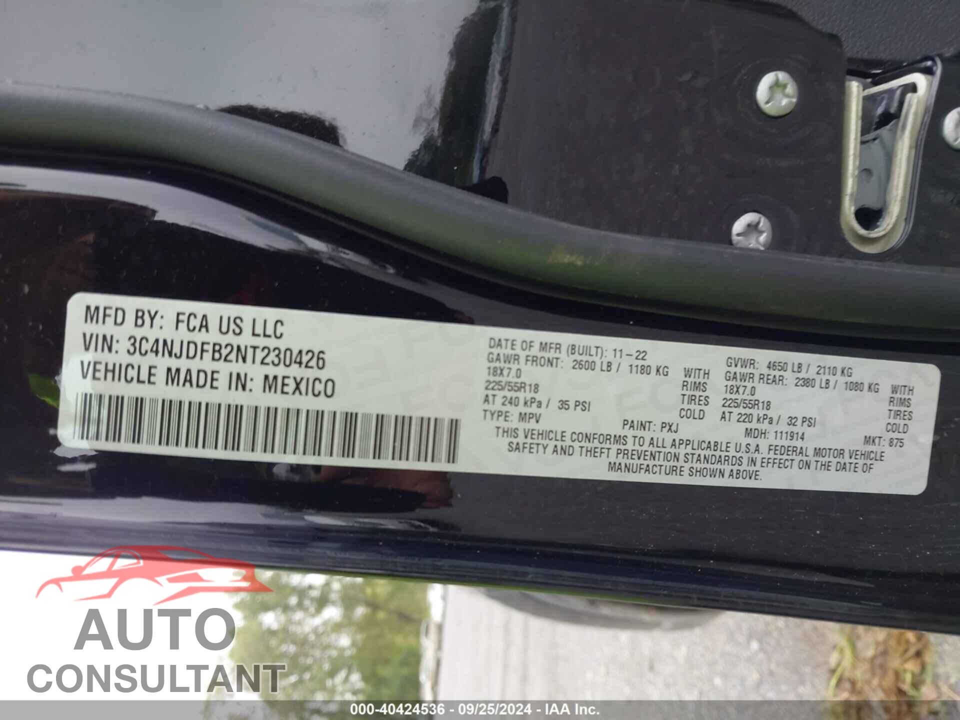JEEP COMPASS 2022 - 3C4NJDFB2NT230426