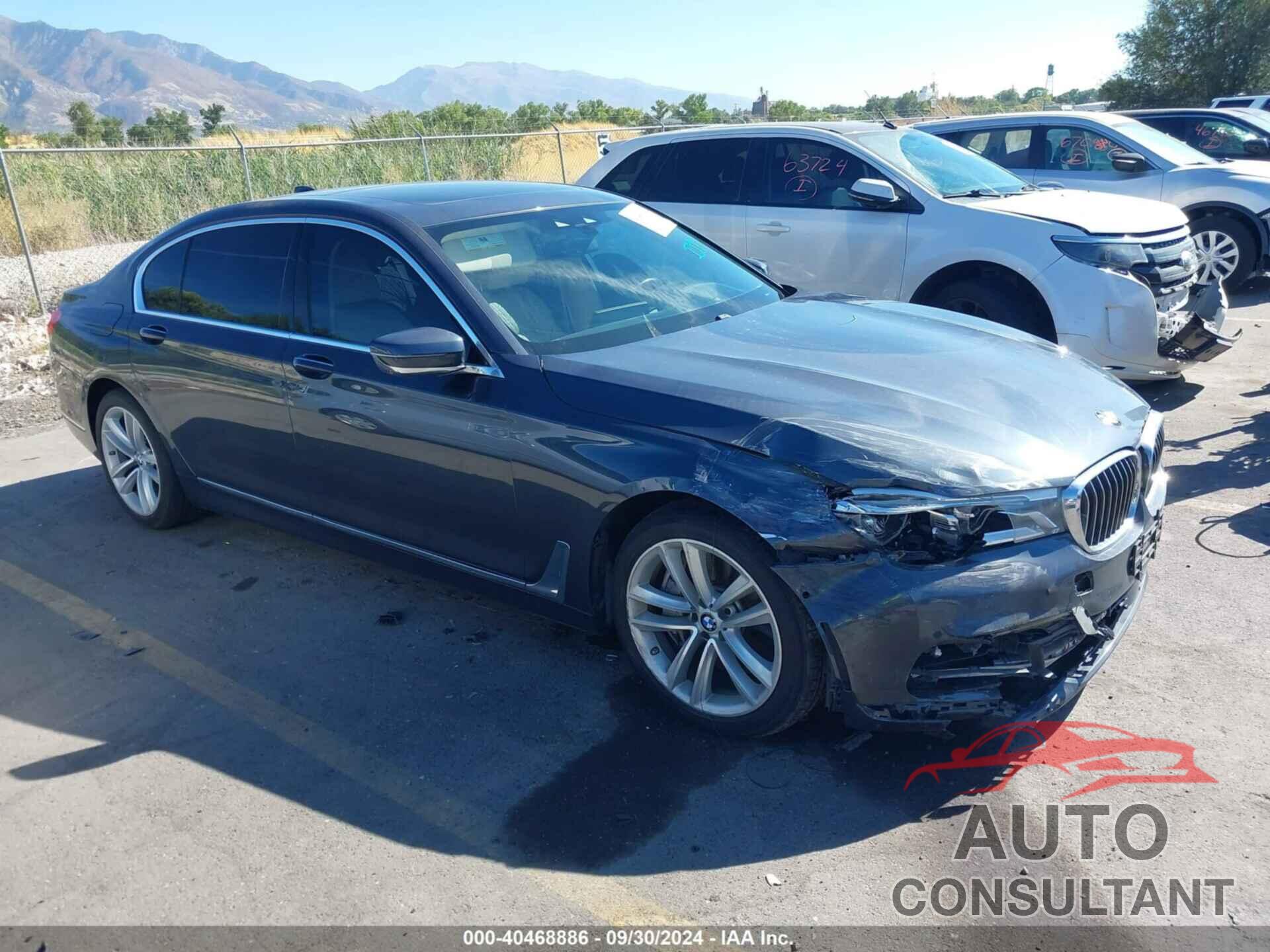 BMW 750I 2016 - WBA7F2C56GG416312