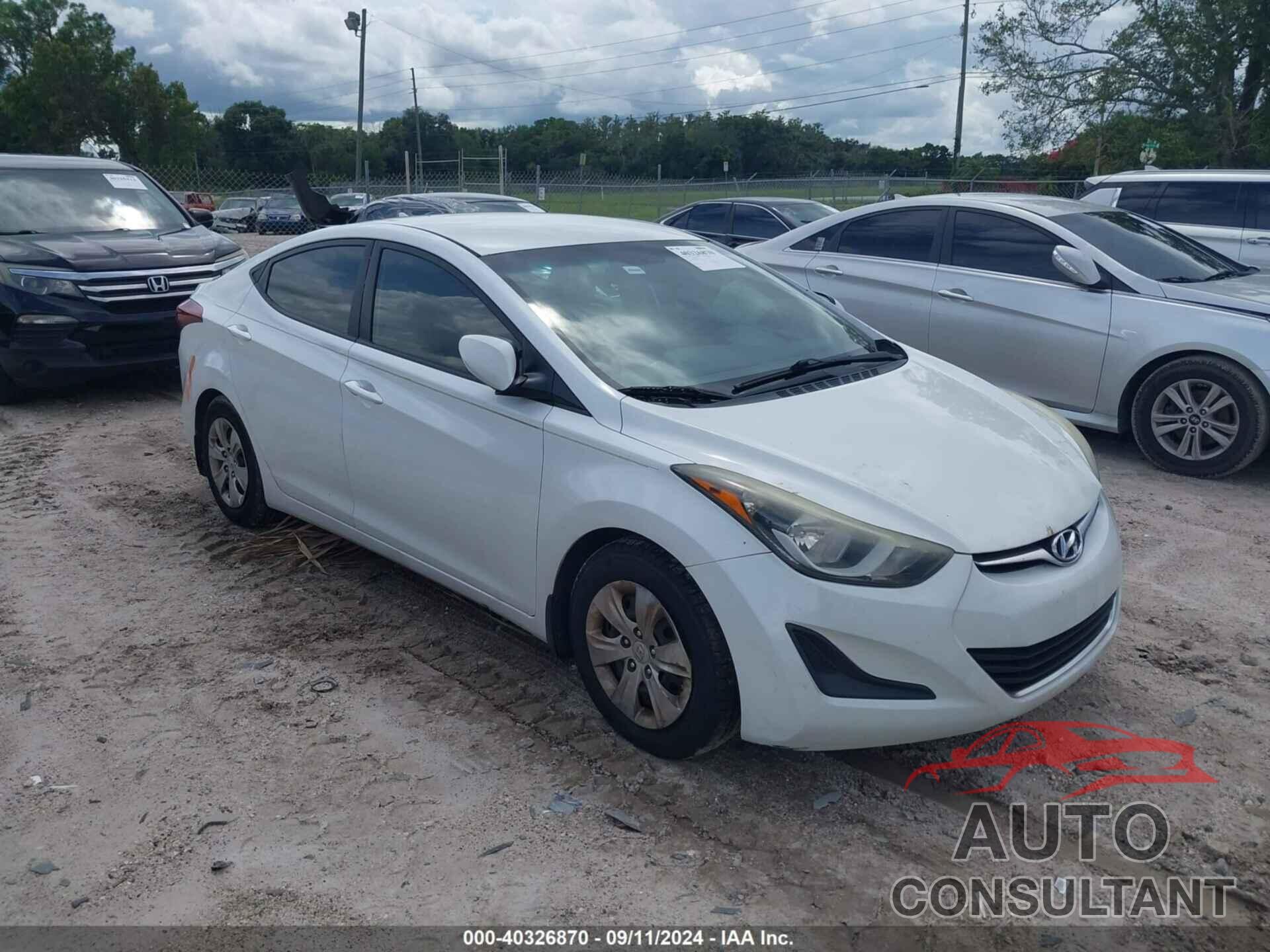 HYUNDAI ELANTRA 2016 - 5NPDH4AE0GH671421