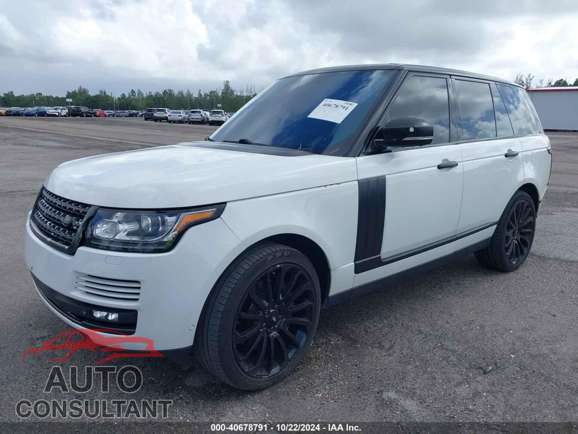 LAND ROVER RANGE ROVER 2013 - SALGS2DFXDA105379