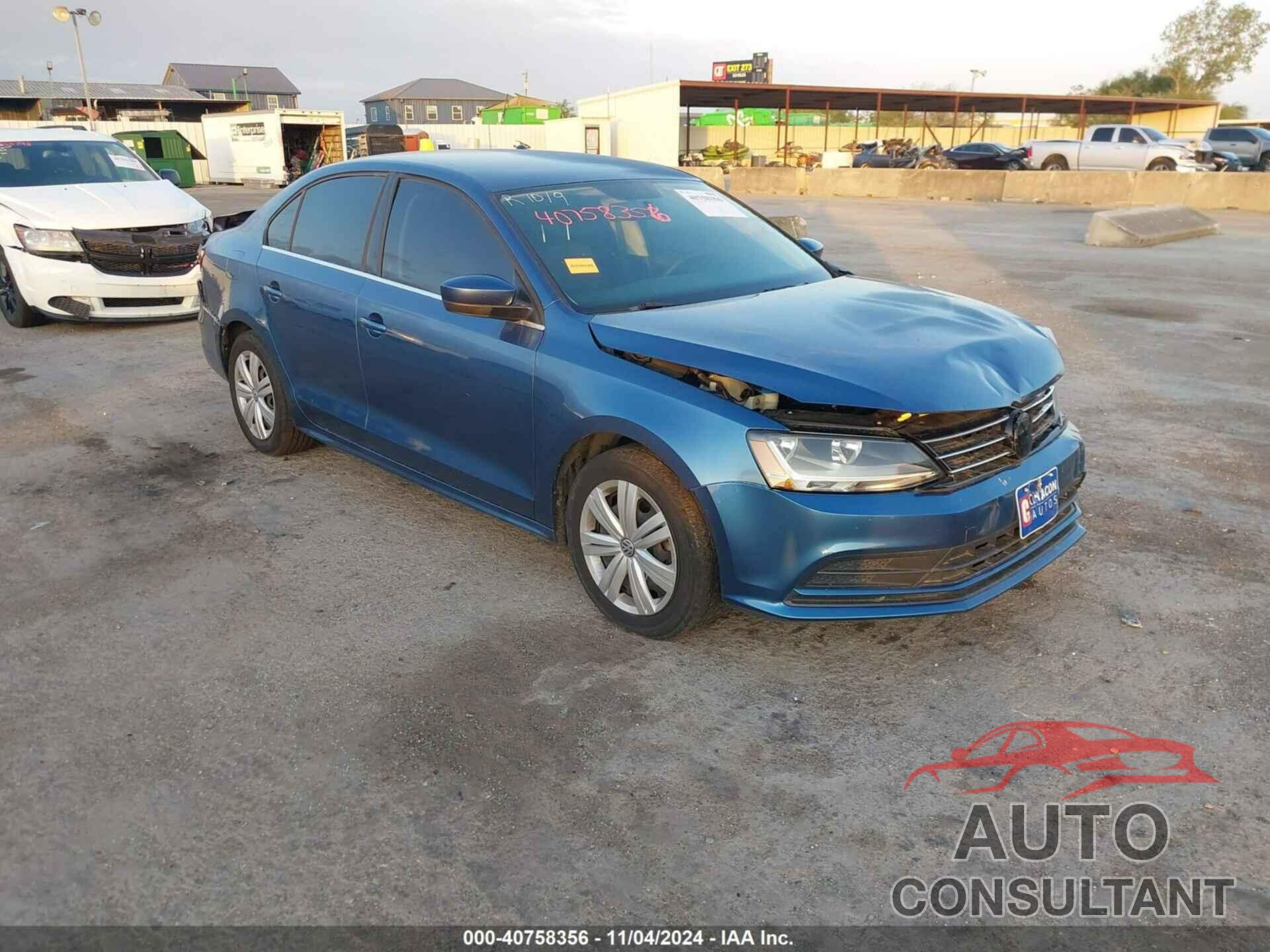 VOLKSWAGEN JETTA 2017 - 3VW2B7AJ1HM309937