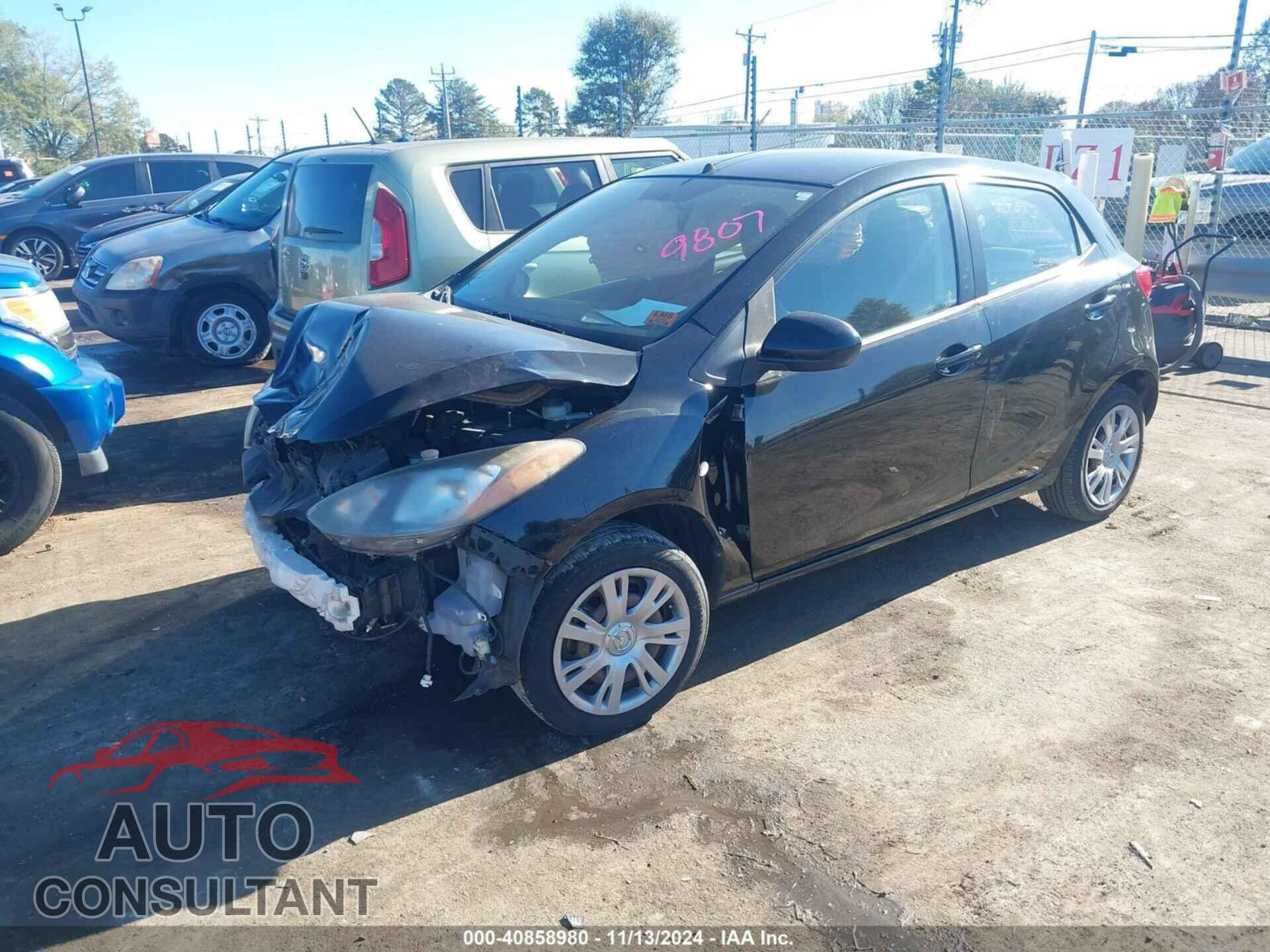 MAZDA MAZDA2 2012 - JM1DE1KYXC0149807