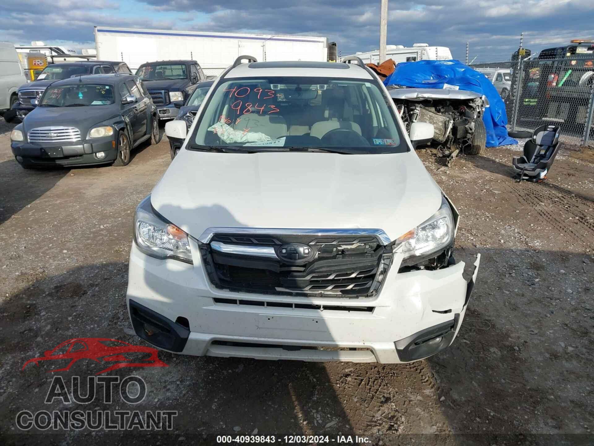 SUBARU FORESTER 2017 - JF2SJAGC2HH441607