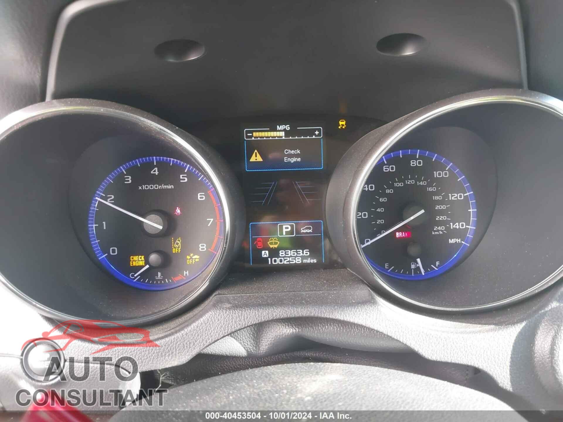 SUBARU OUTBACK 2015 - 4S4BSANC5F3243740