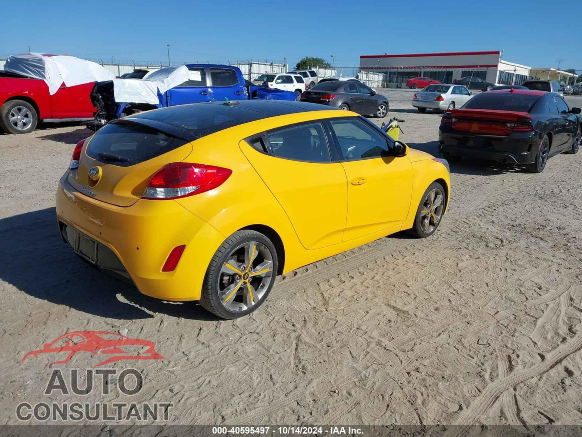 HYUNDAI VELOSTER 2016 - KMHTC6AD3GU270041