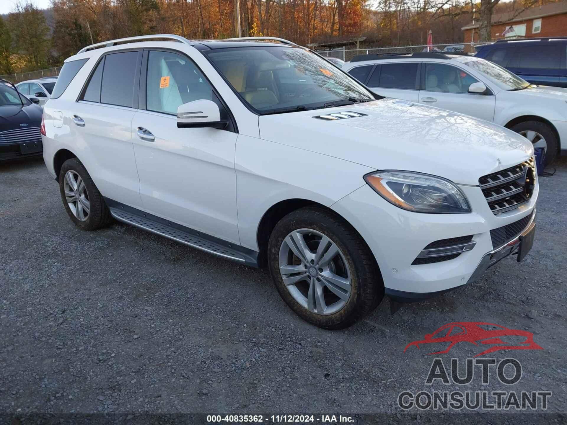 MERCEDES-BENZ ML 350 2014 - 4JGDA5HB0EA279318
