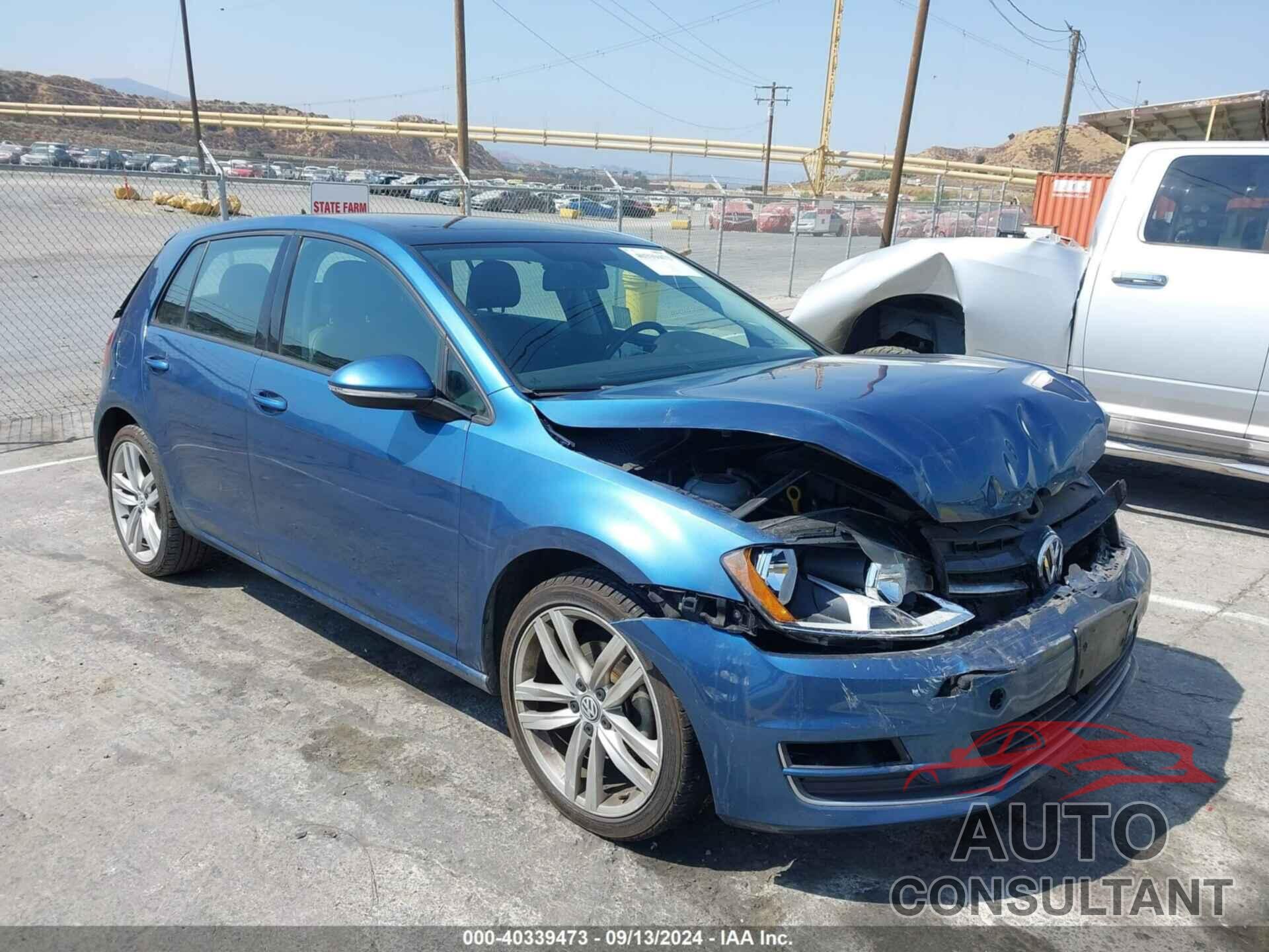 VOLKSWAGEN GOLF 2017 - 3VW217AU9HM035738