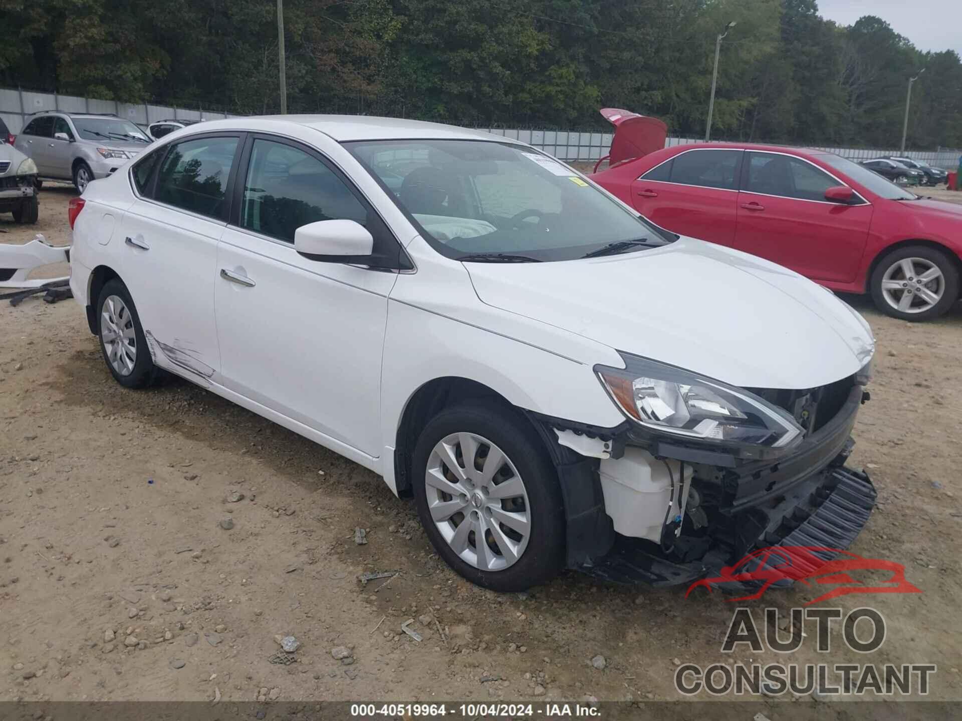 NISSAN SENTRA 2018 - 3N1AB7AP2JY346032