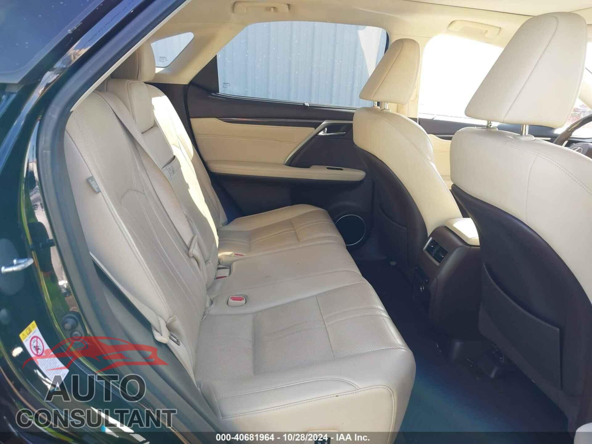 LEXUS RX 350 2016 - 2T2ZZMCA0GC001007