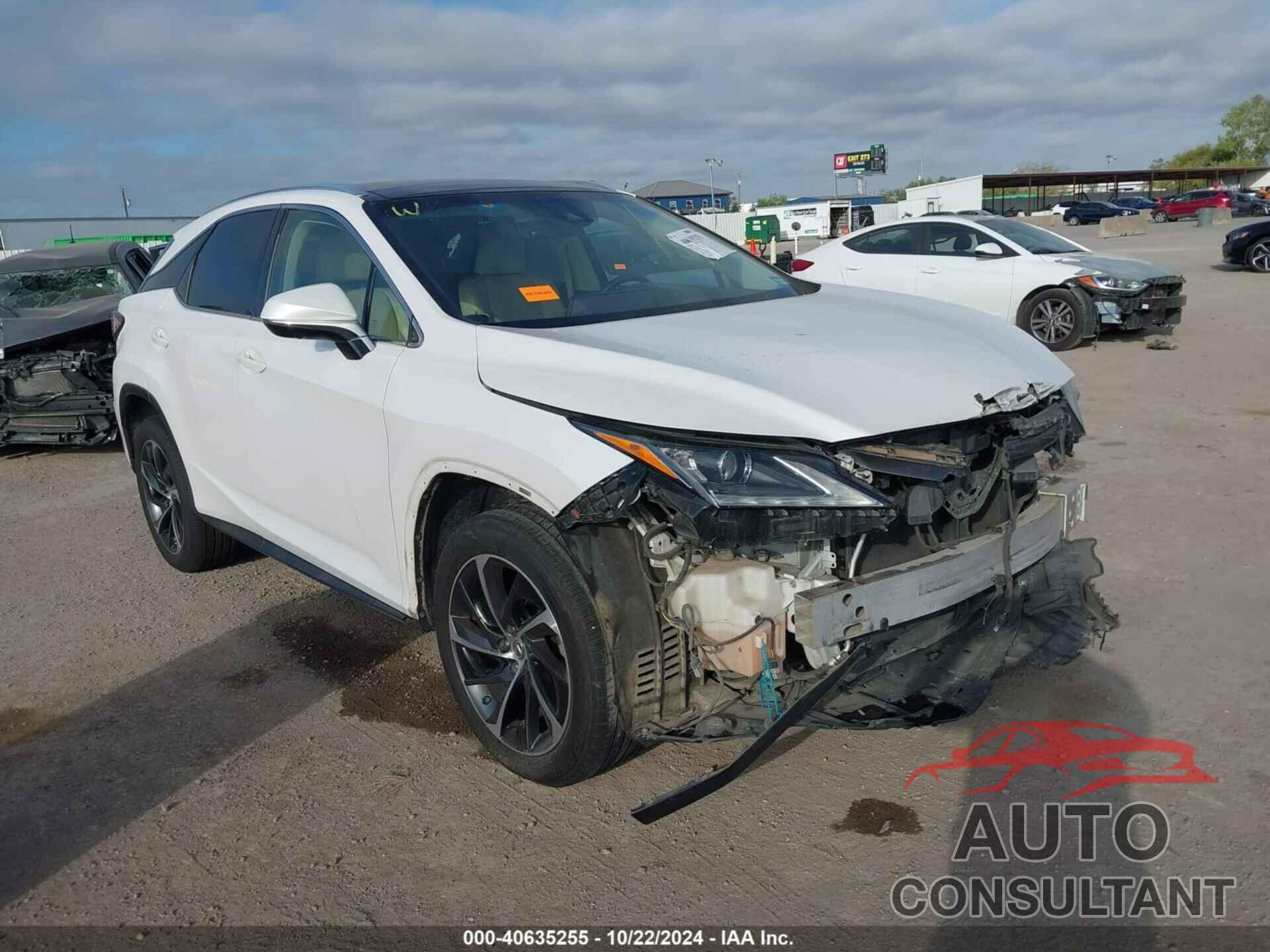 LEXUS RX 350 2016 - 2T2ZZMCA2GC009304