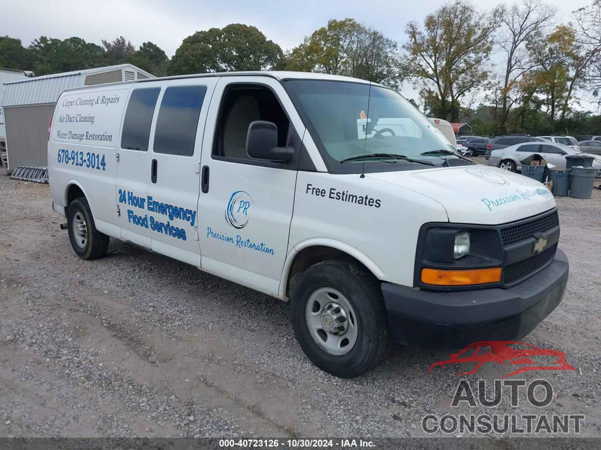 CHEVROLET EXPRESS 2500 2013 - 1GCWGGBA2D1182532
