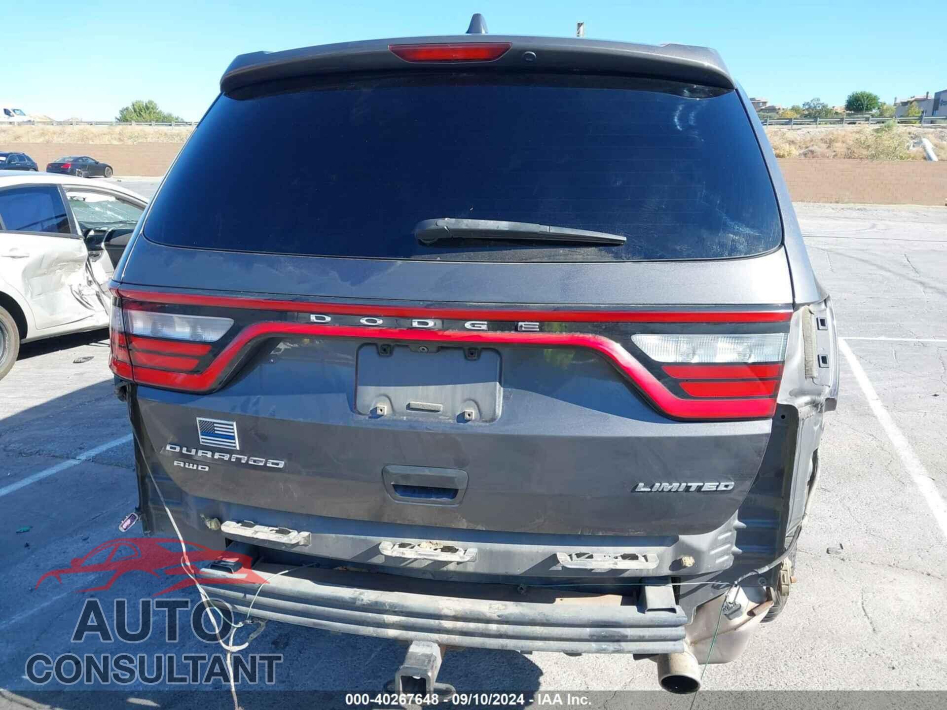 DODGE DURANGO 2016 - 1C4RDJDG2GC412843