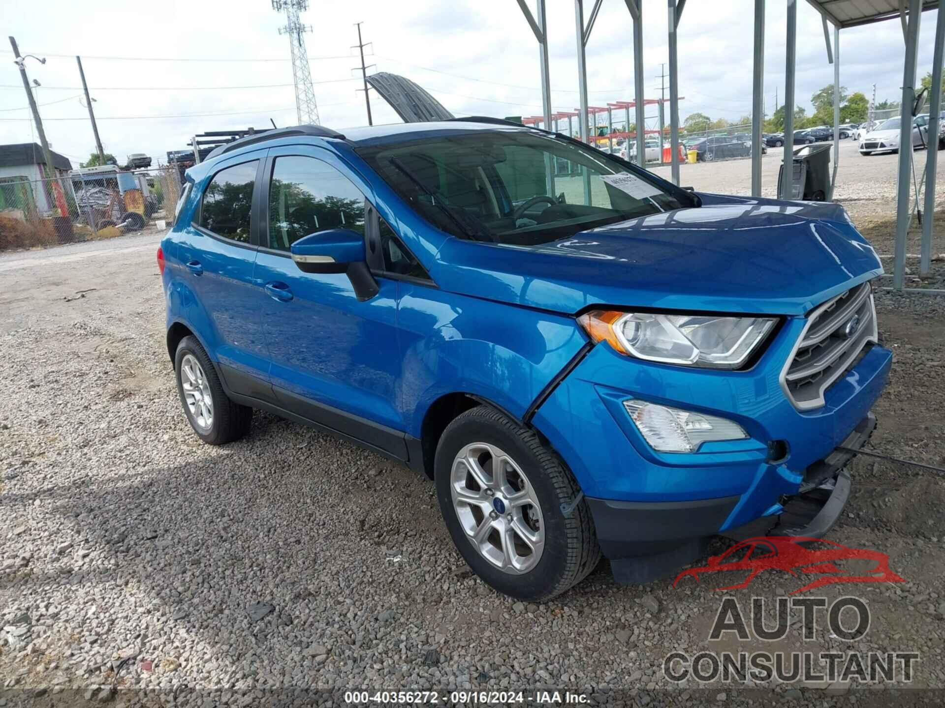 FORD ECOSPORT 2019 - MAJ3S2GE2KC266163