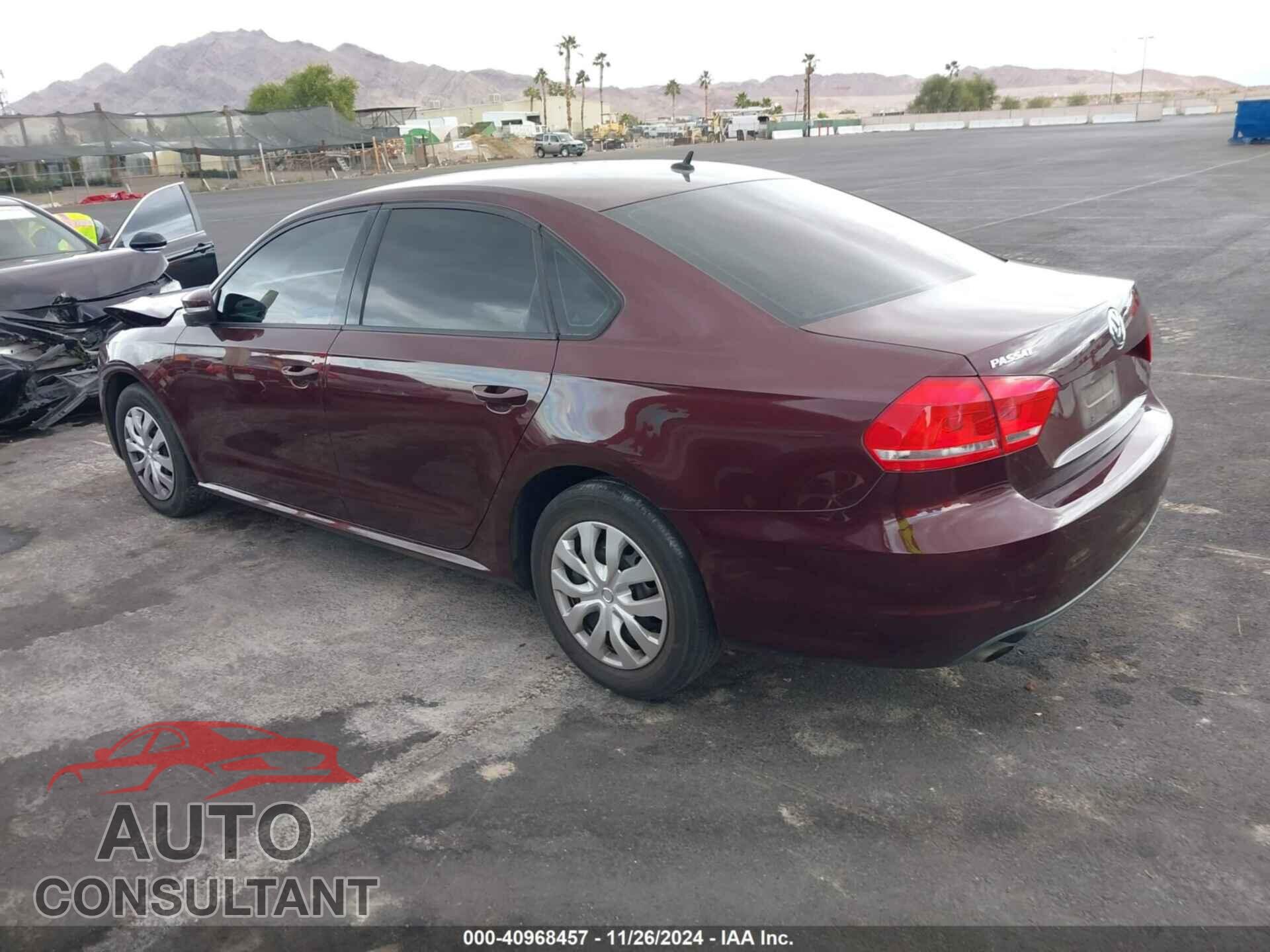 VOLKSWAGEN PASSAT 2014 - 1VWAP7A37EC018810
