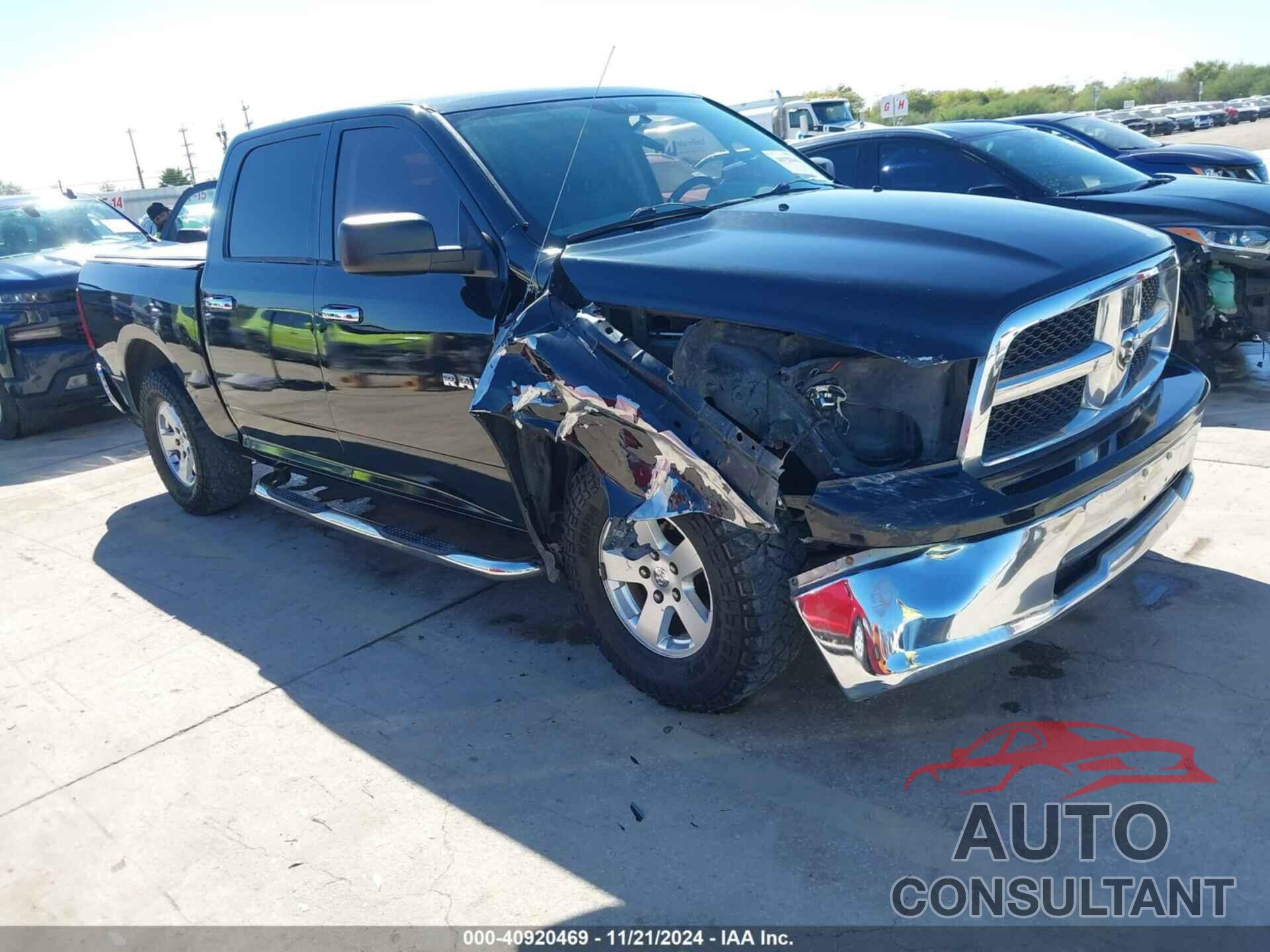 DODGE RAM 1500 2009 - 1D3HB13T79S791774