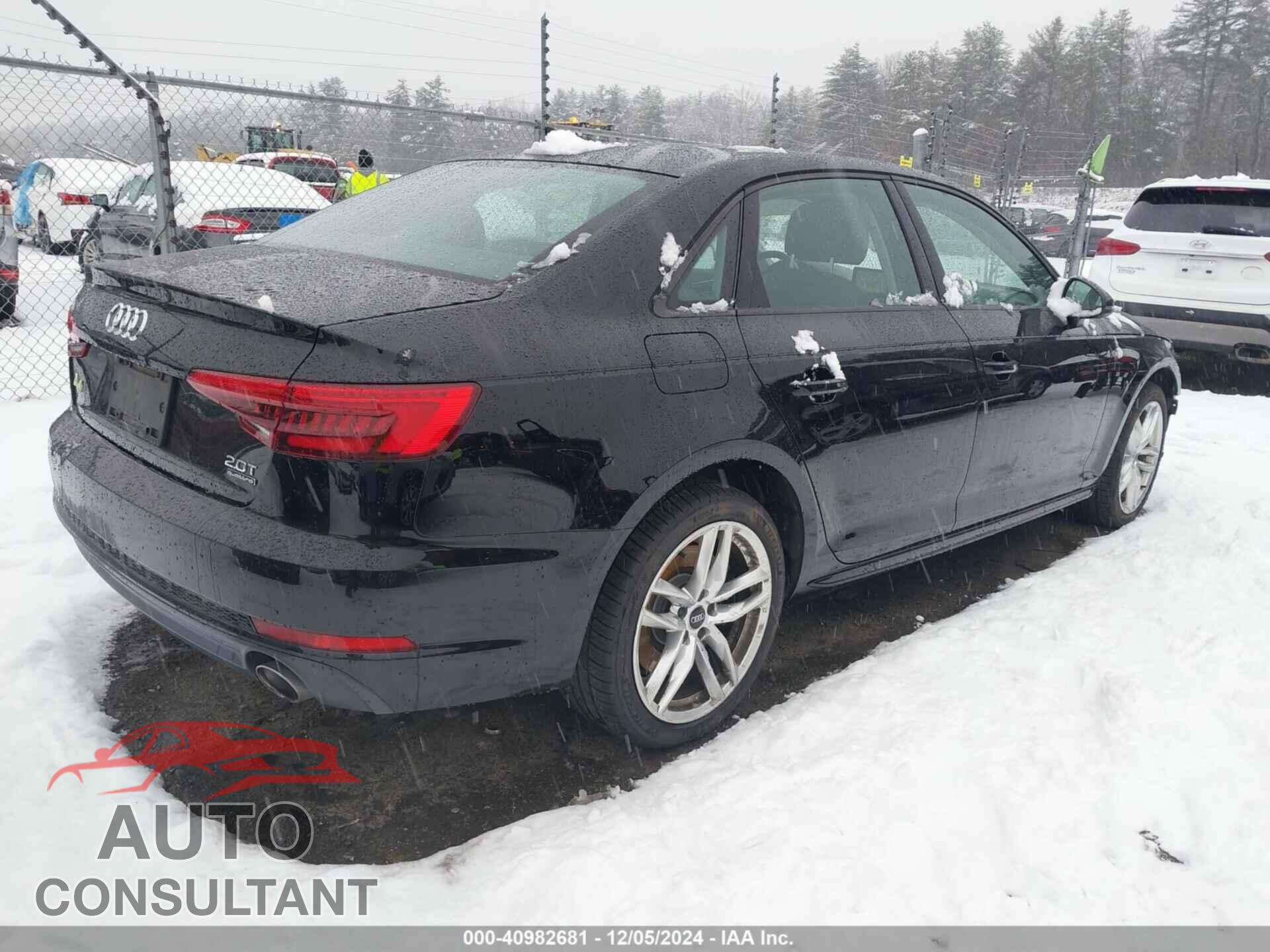 AUDI A4 2017 - WAUDNAF4XHN049527