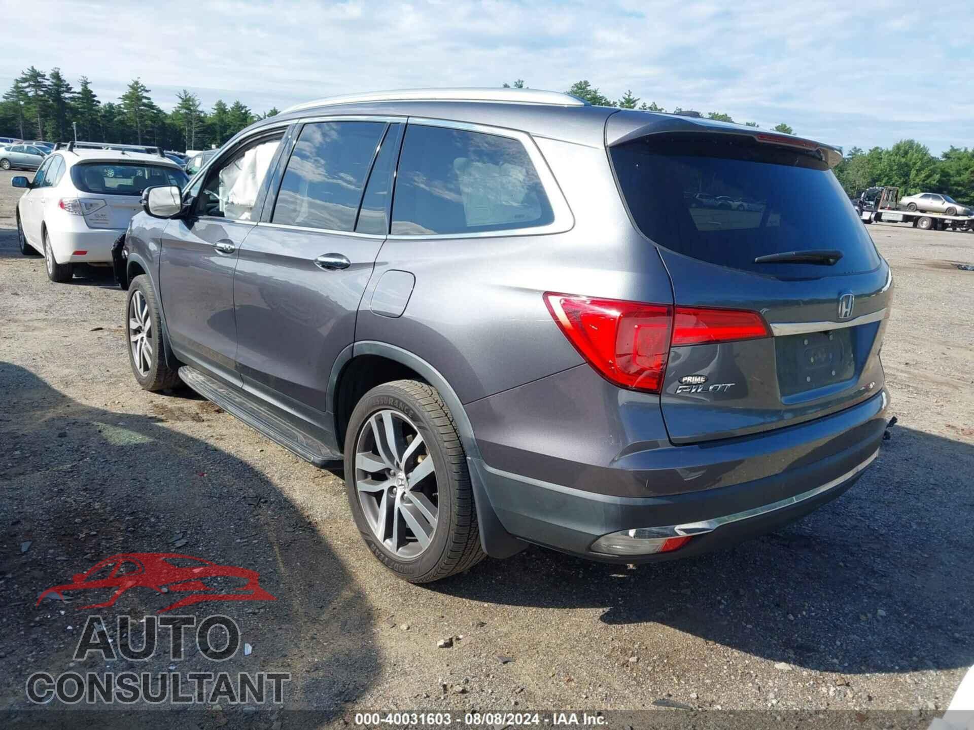 HONDA PILOT 2016 - 5FNYF6H94GB053576