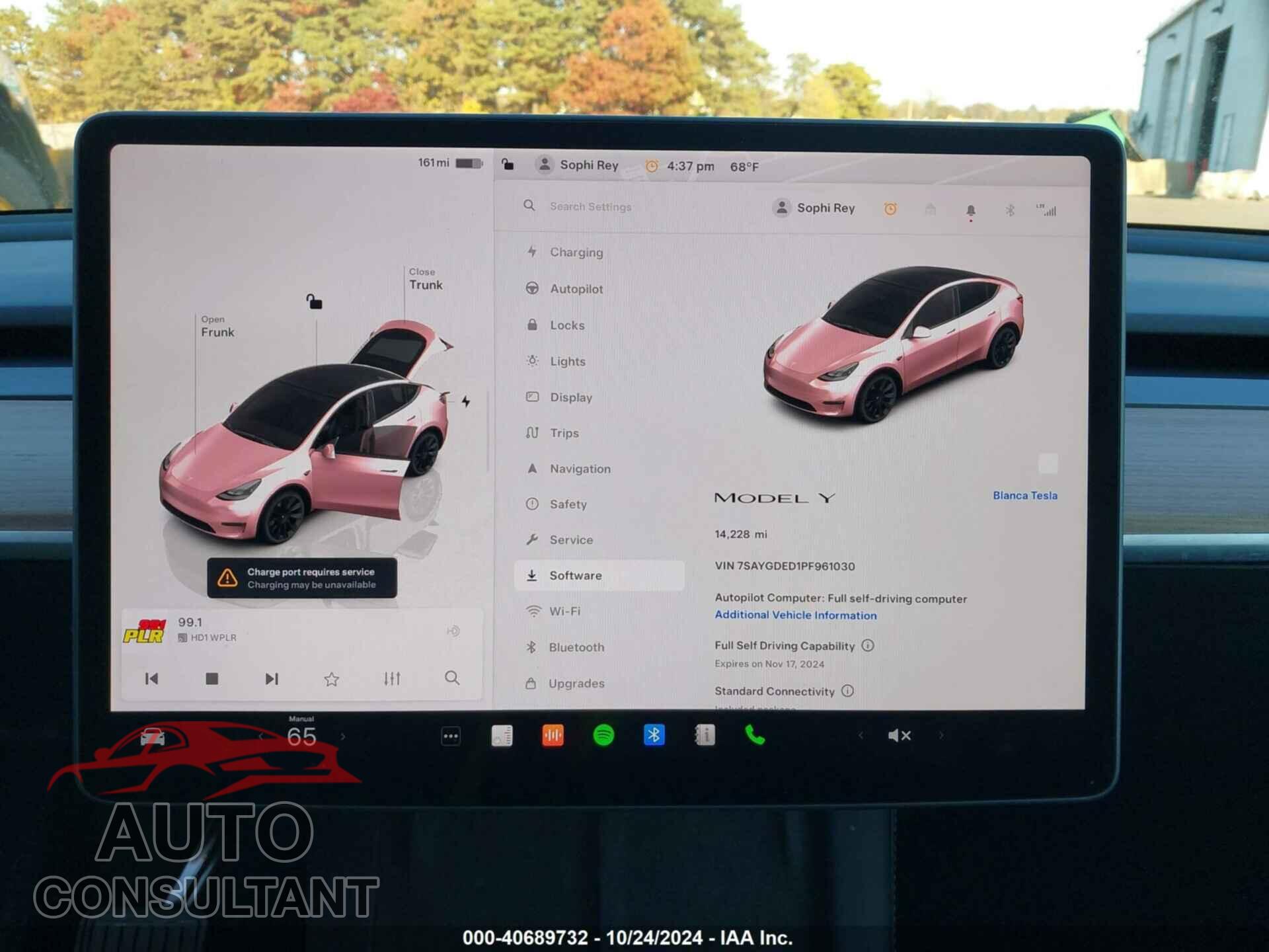 TESLA MODEL Y 2023 - 7SAYGDED1PF961030