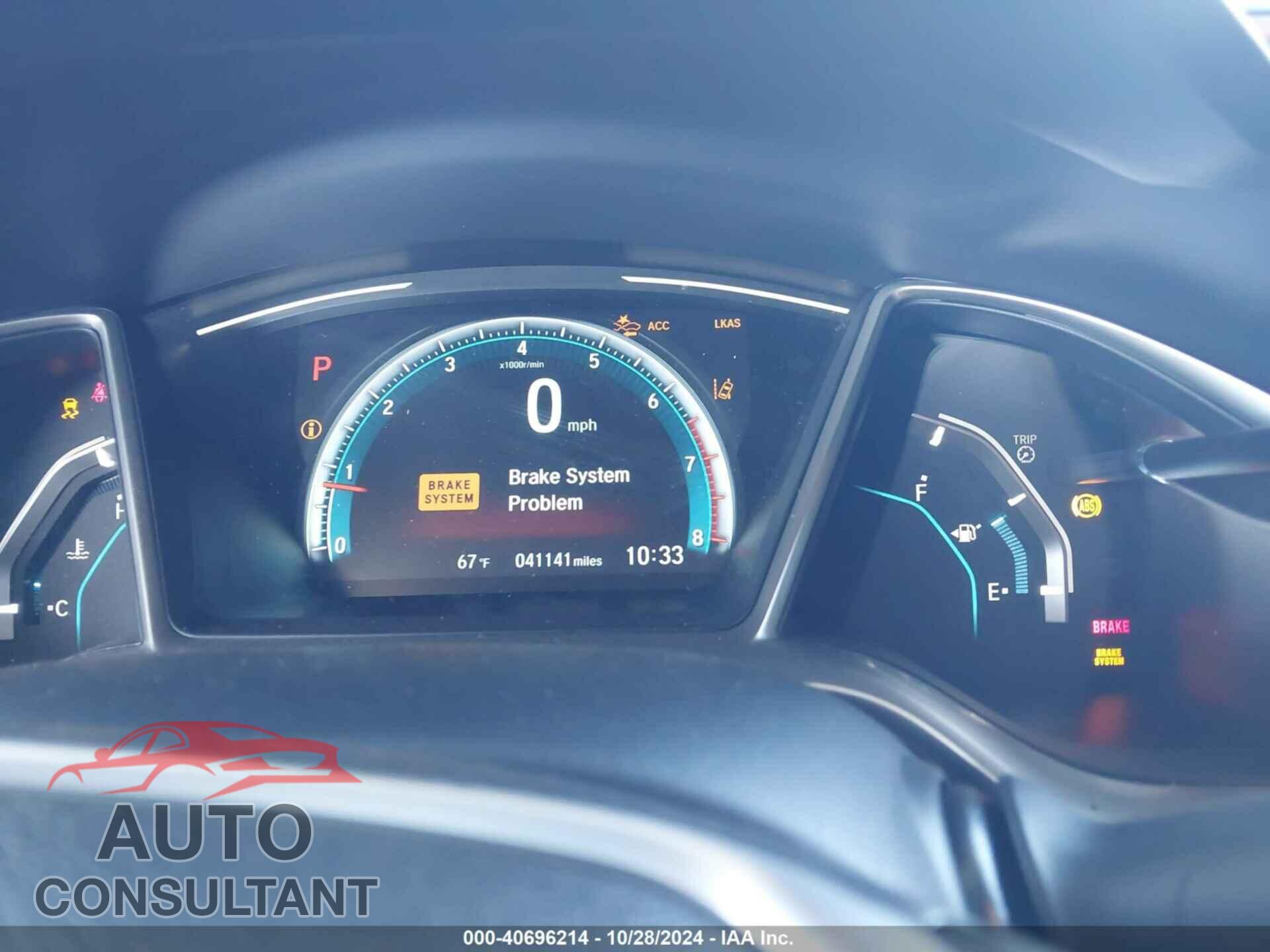 HONDA CIVIC 2019 - JHMFC1F38KX008543