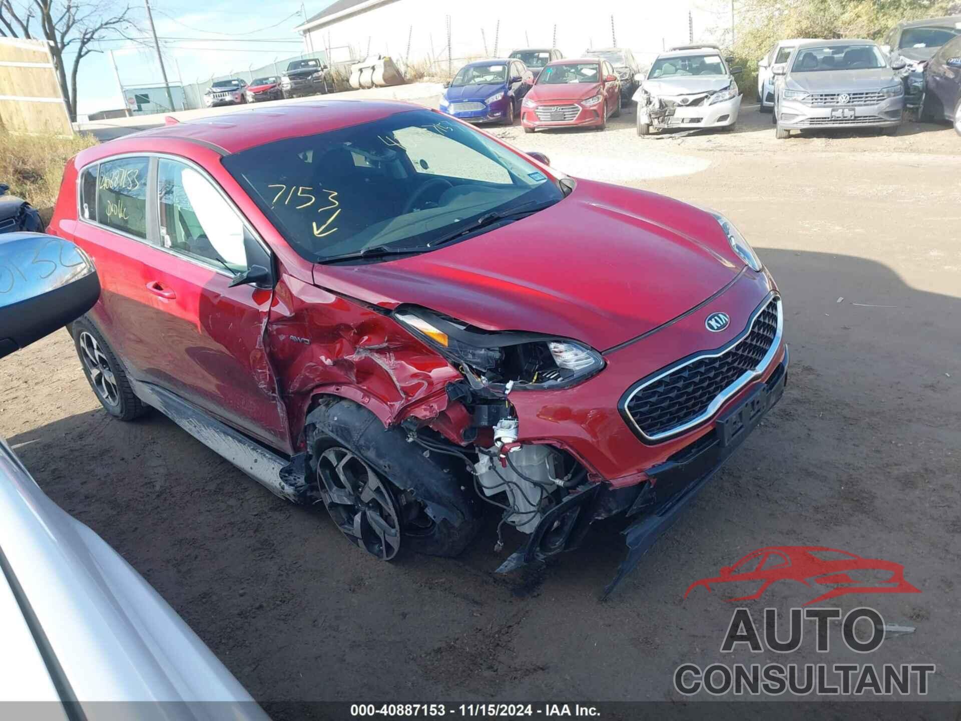 KIA SPORTAGE 2021 - KNDPMCAC7M7877773