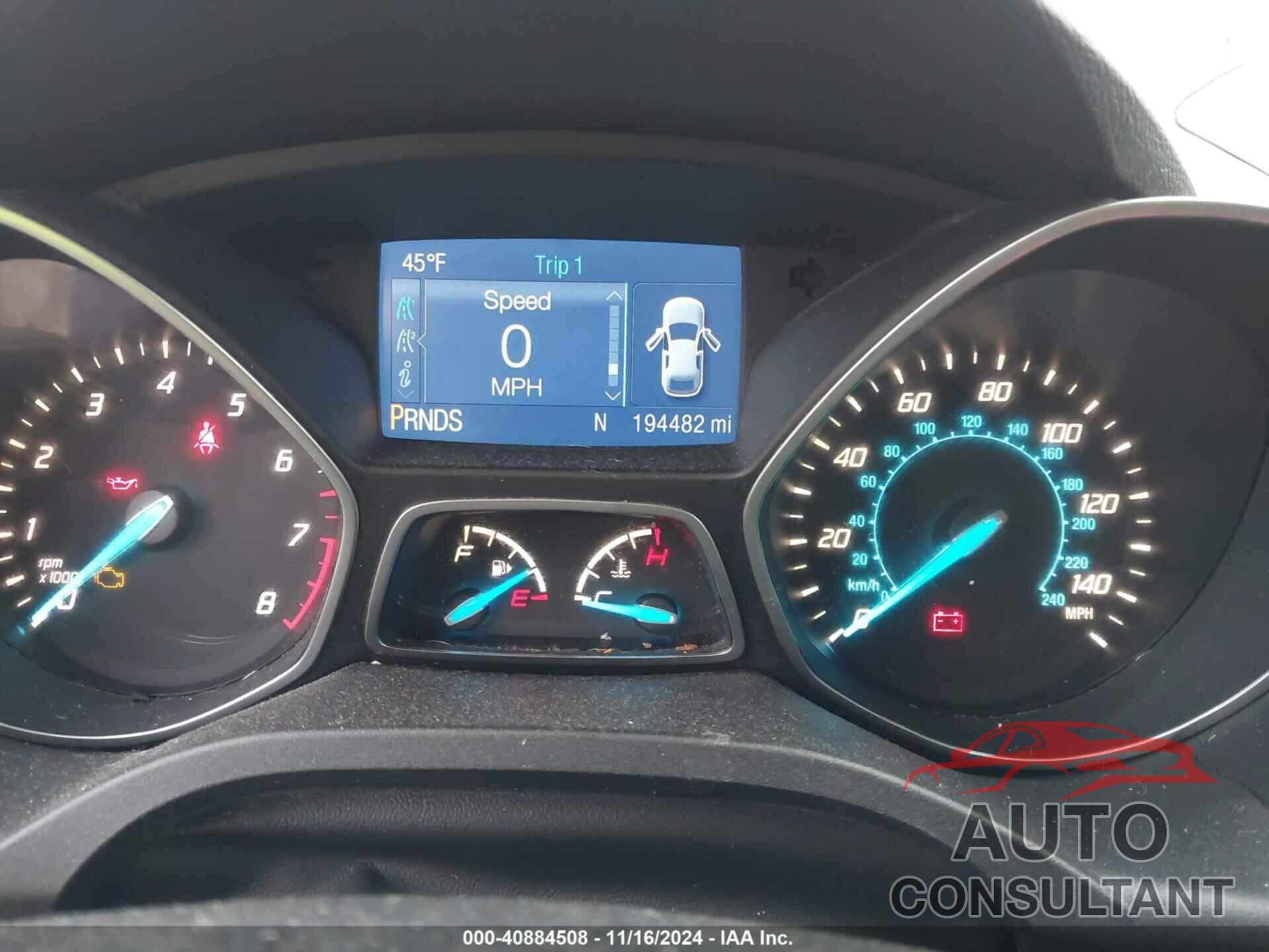 FORD ESCAPE 2015 - 1FMCU0G71FUA91457
