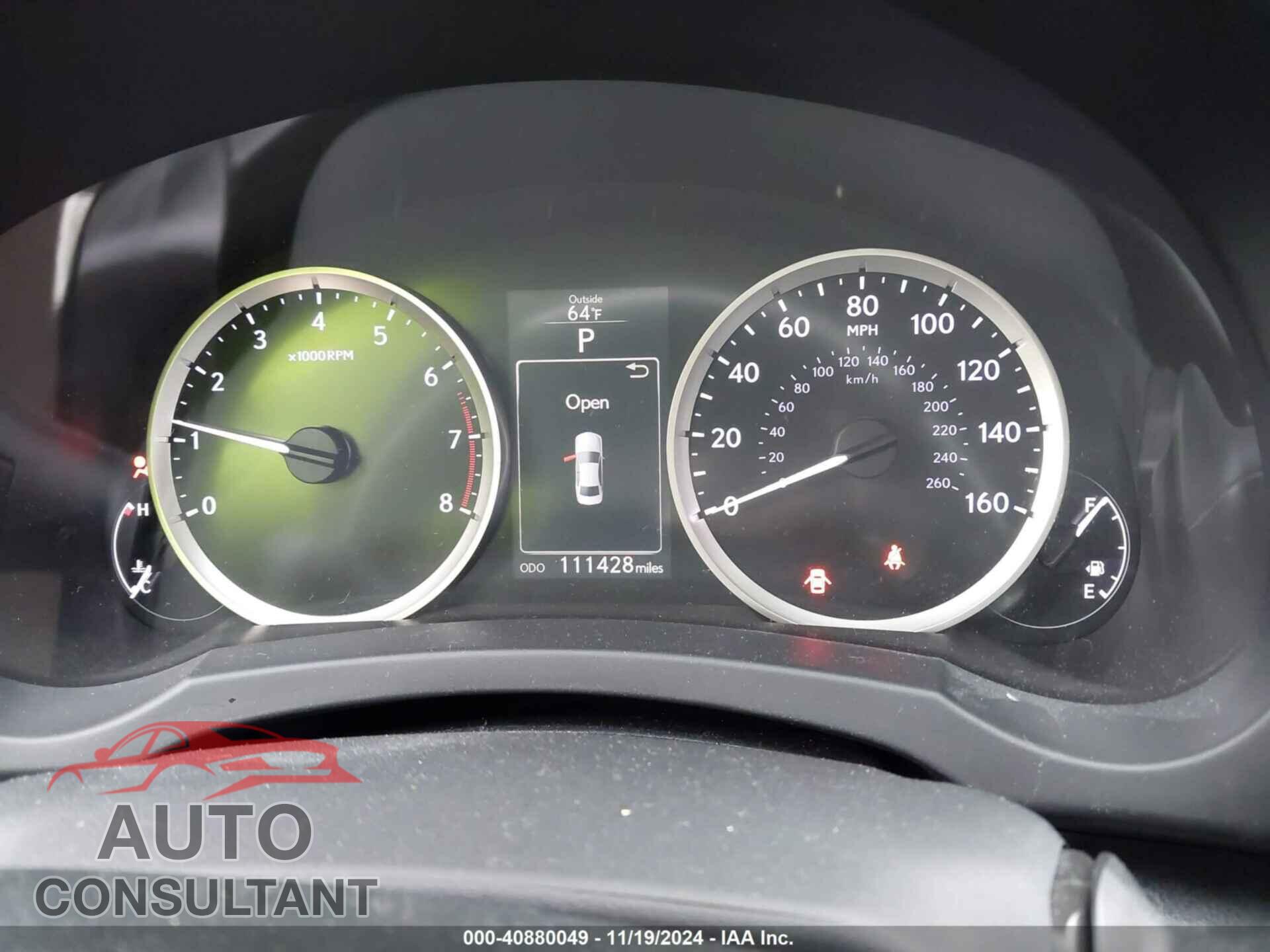 LEXUS IS 250 2015 - JTHBF1D28F5080750