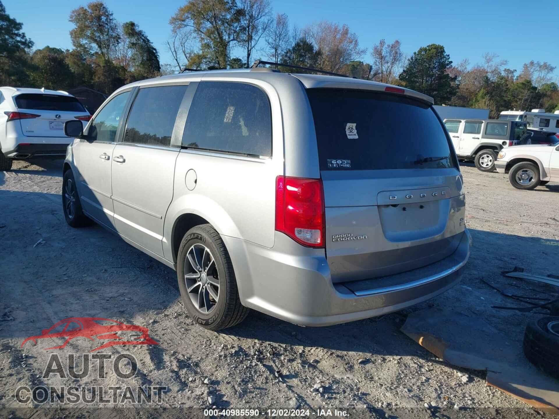 DODGE GRAND CARAVAN 2017 - 2C4RDGCG6HR616669