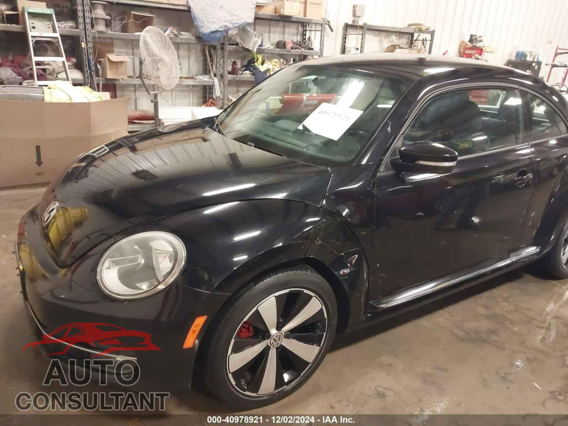 VOLKSWAGEN BEETLE 2013 - 3VWV67AT8DM602425