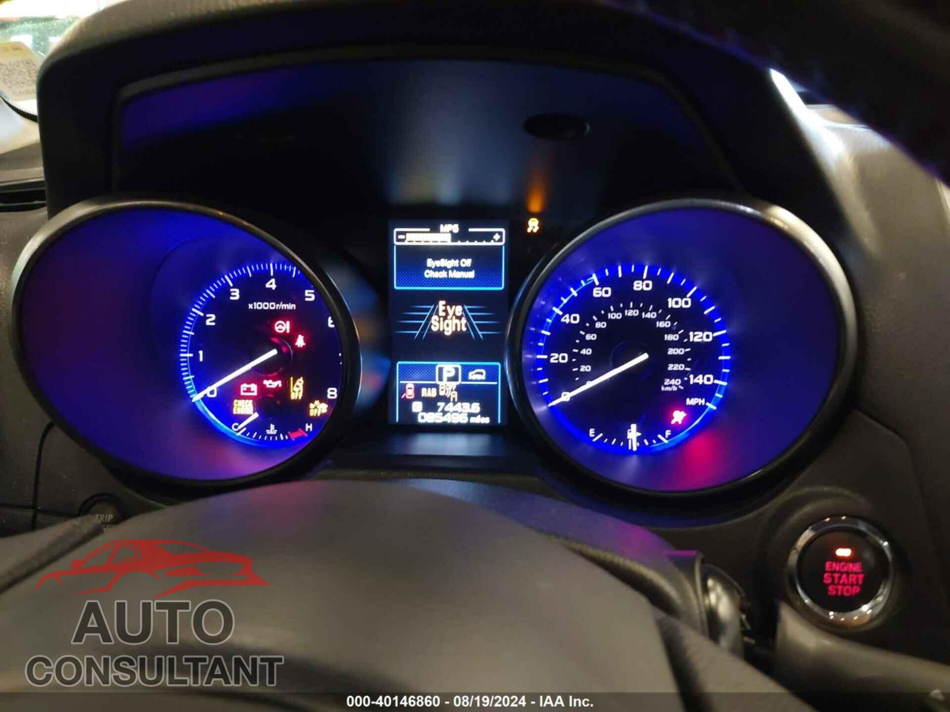 SUBARU OUTBACK 2017 - 4S4BSANC9H3296458