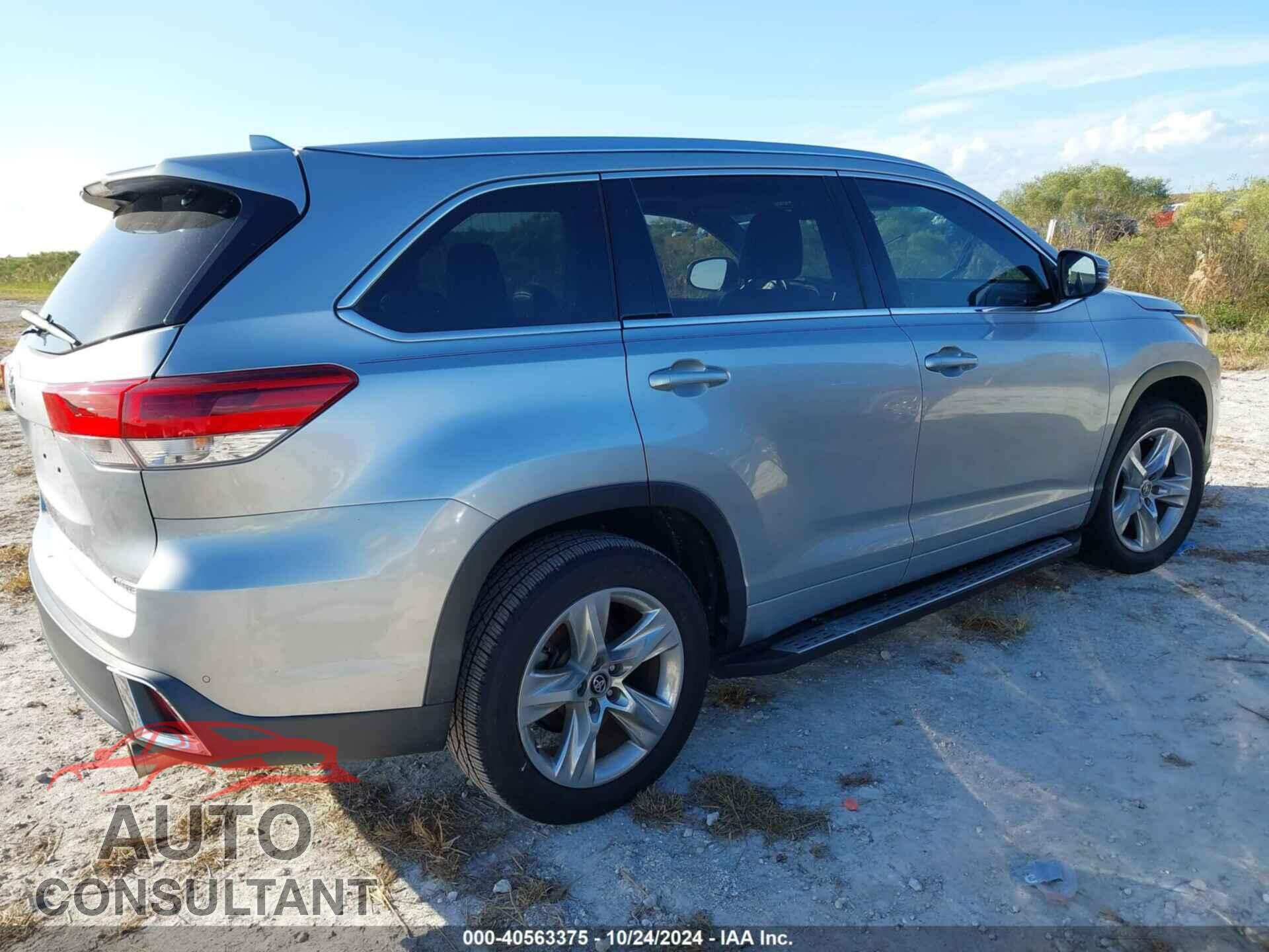TOYOTA HIGHLANDER 2017 - 5TDYZRFH3HS226309