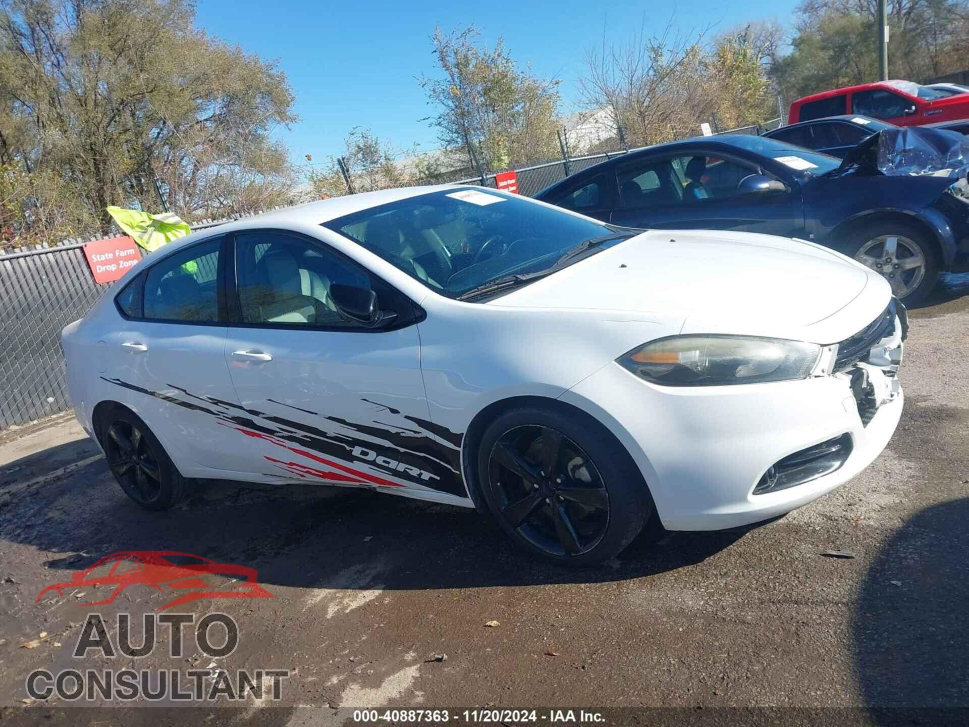 DODGE DART 2015 - 1C3CDFBB2FD344650