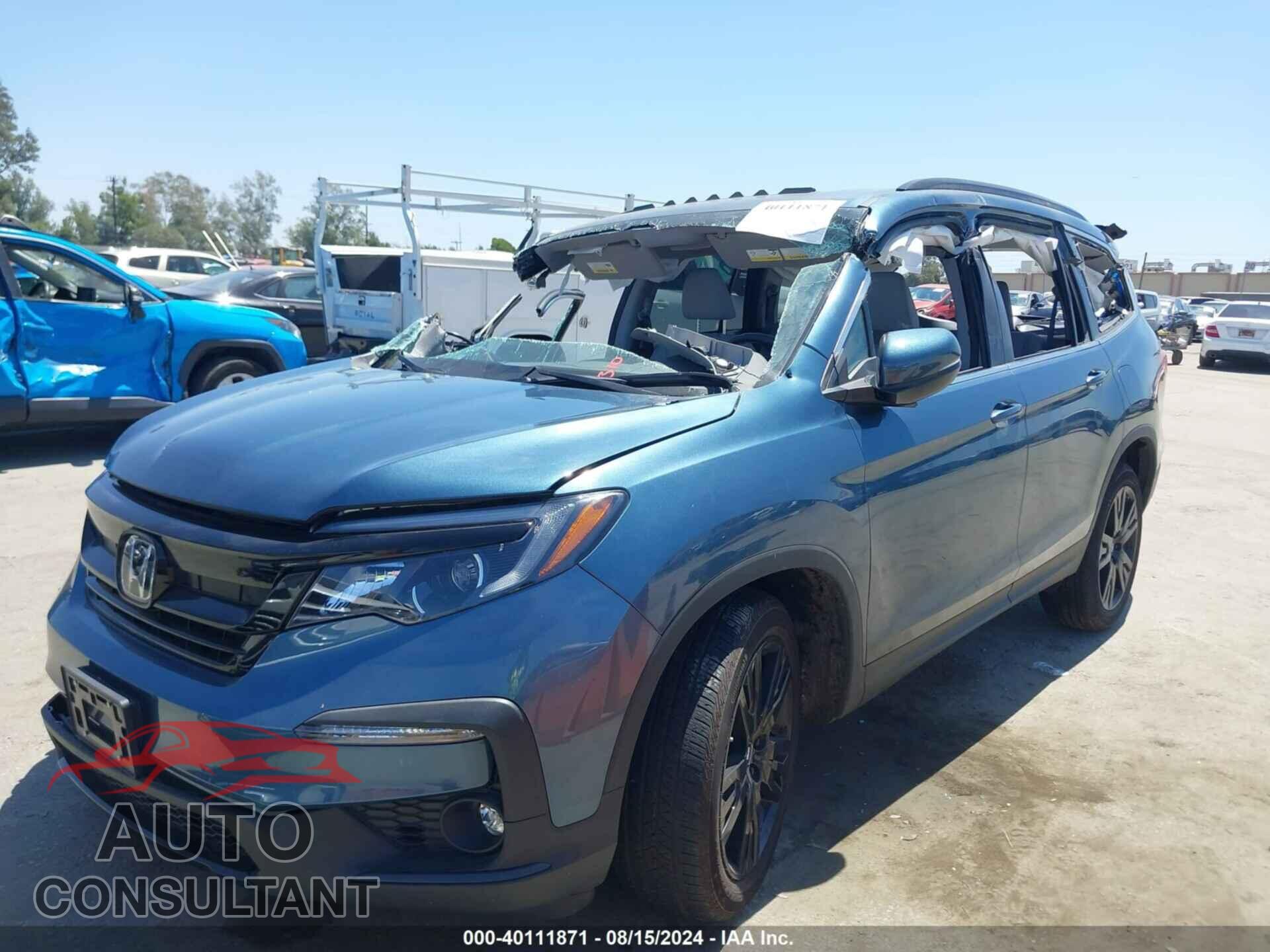 HONDA PILOT 2021 - 5FNYF5H28MB018578