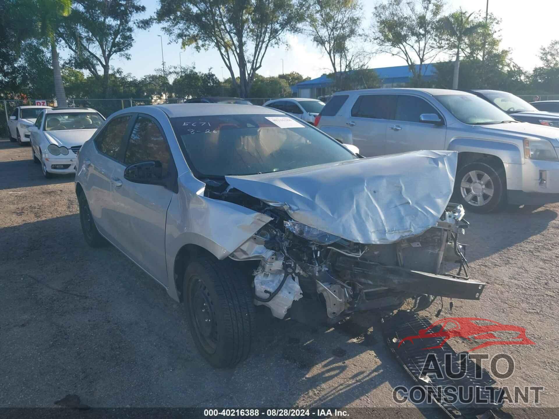 TOYOTA COROLLA 2017 - 5YFBURHE4HP615671
