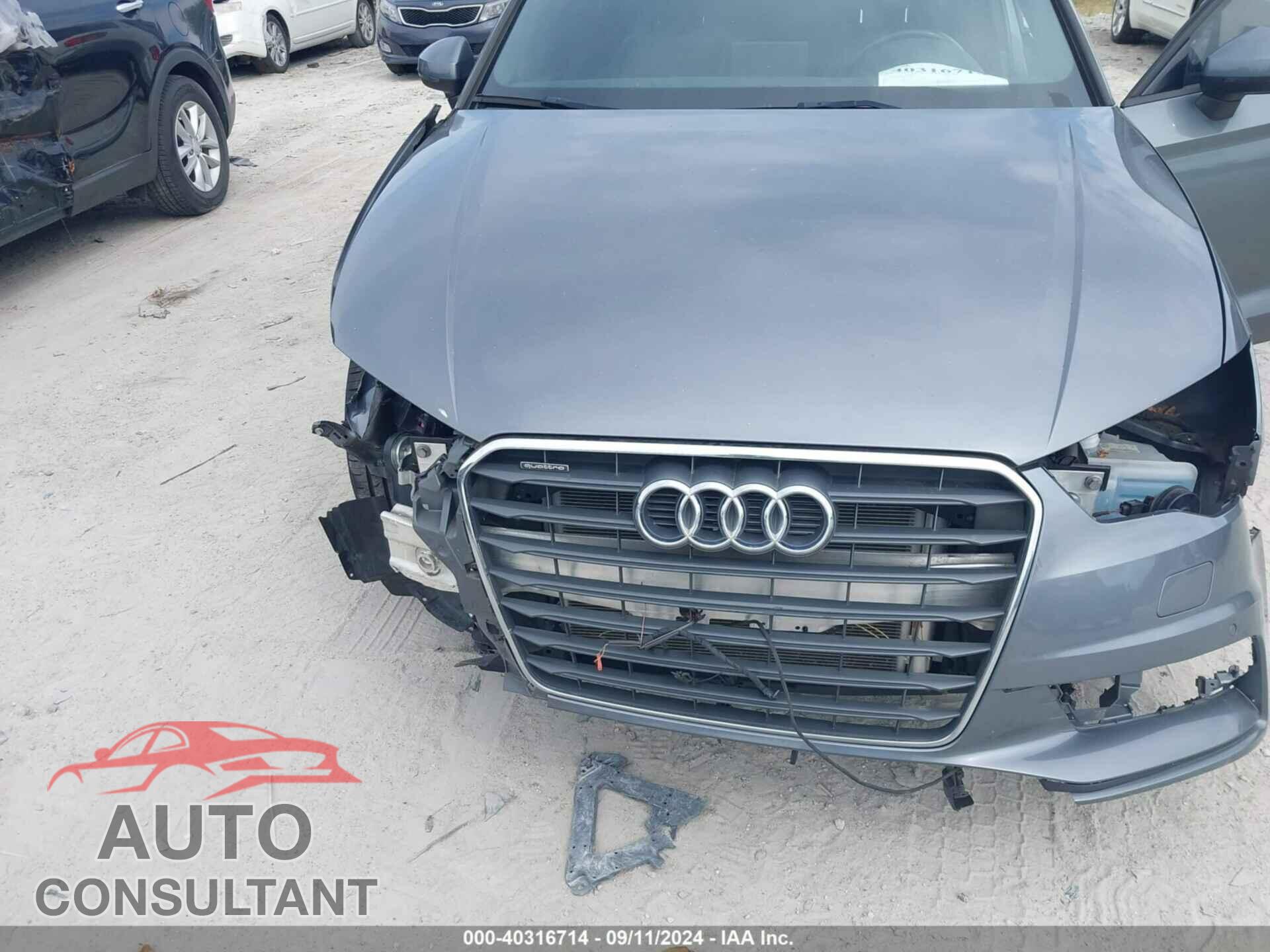 AUDI A3 2016 - WAUB8GFF2G1074785