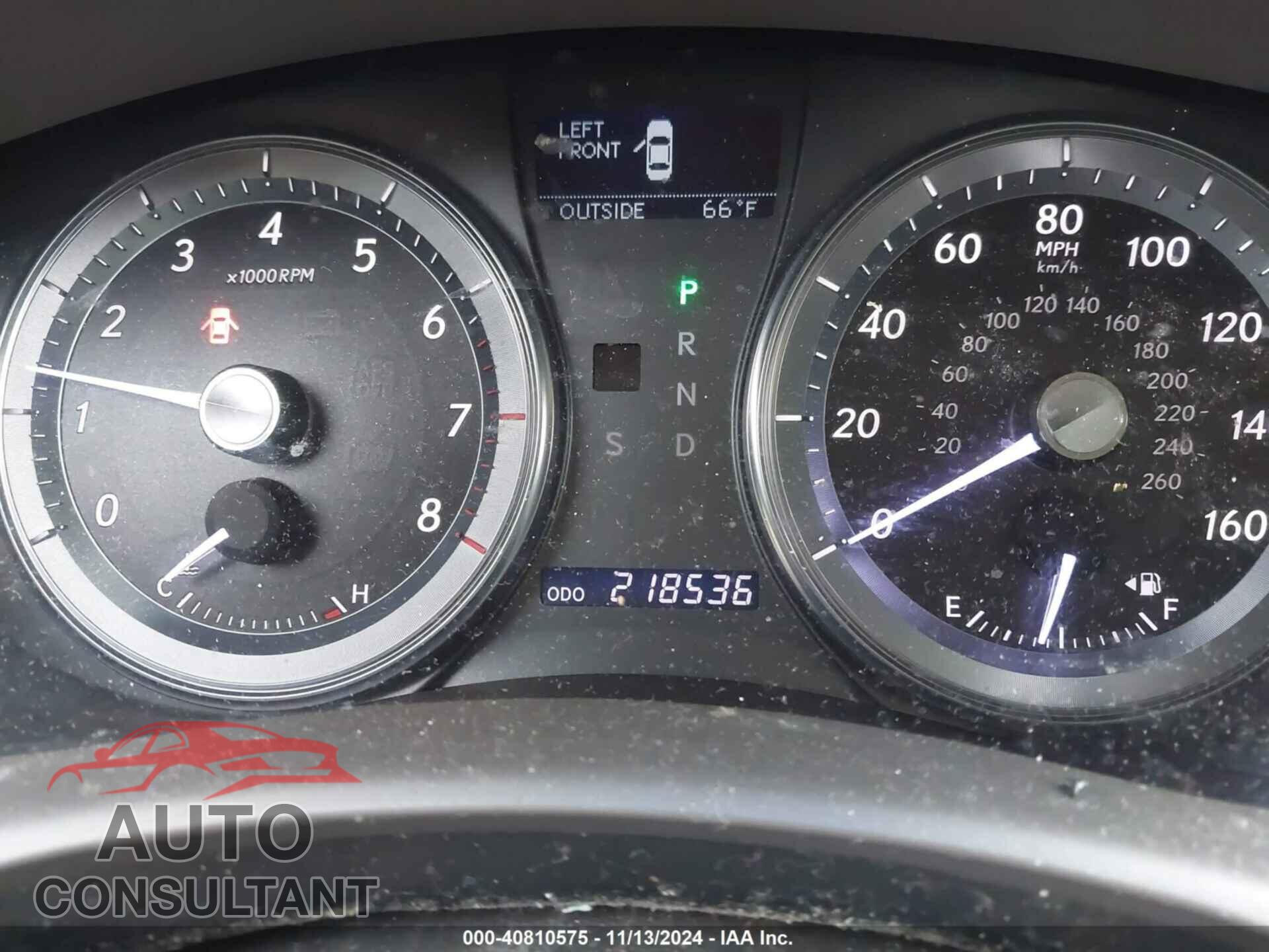 LEXUS ES 350 2011 - JTHBK1EG9B2419601