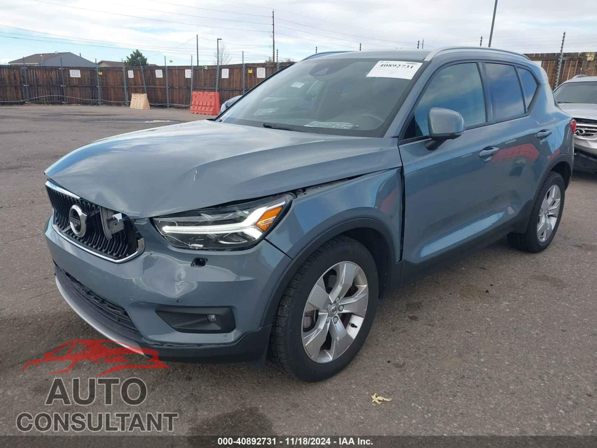 VOLVO XC40 2021 - YV4162UK4M2602434