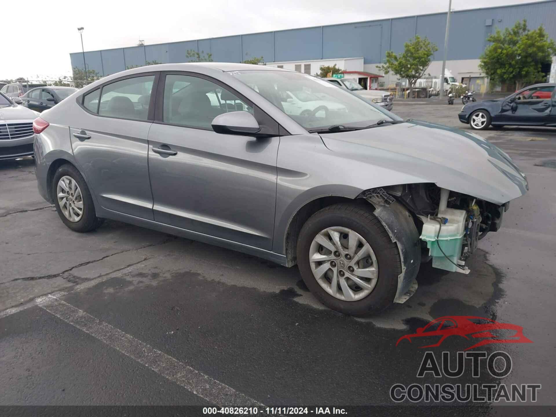 HYUNDAI ELANTRA 2018 - KMHD74LF3JU449649