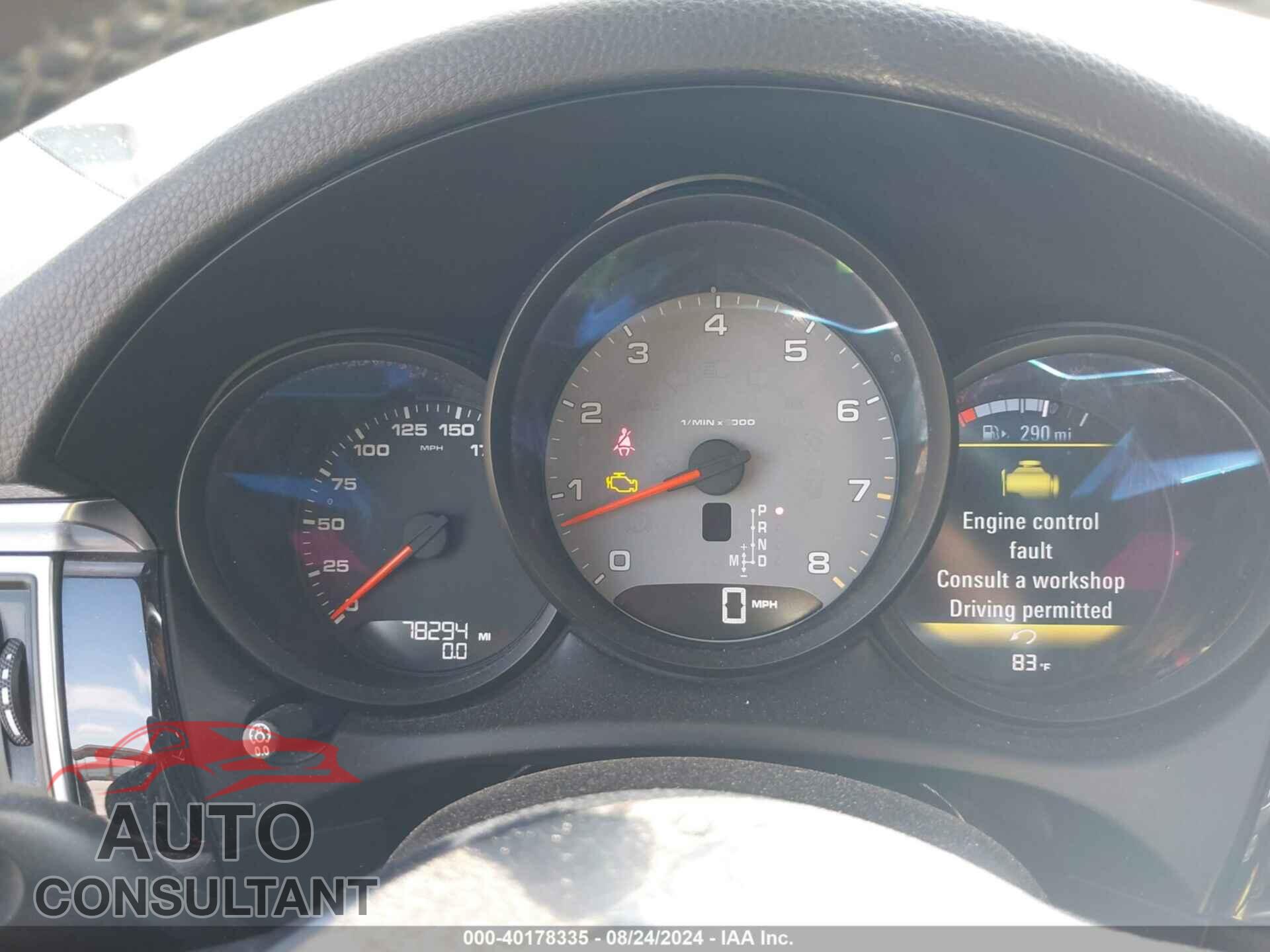 PORSCHE MACAN 2016 - WP1AB2A5XGLB47230