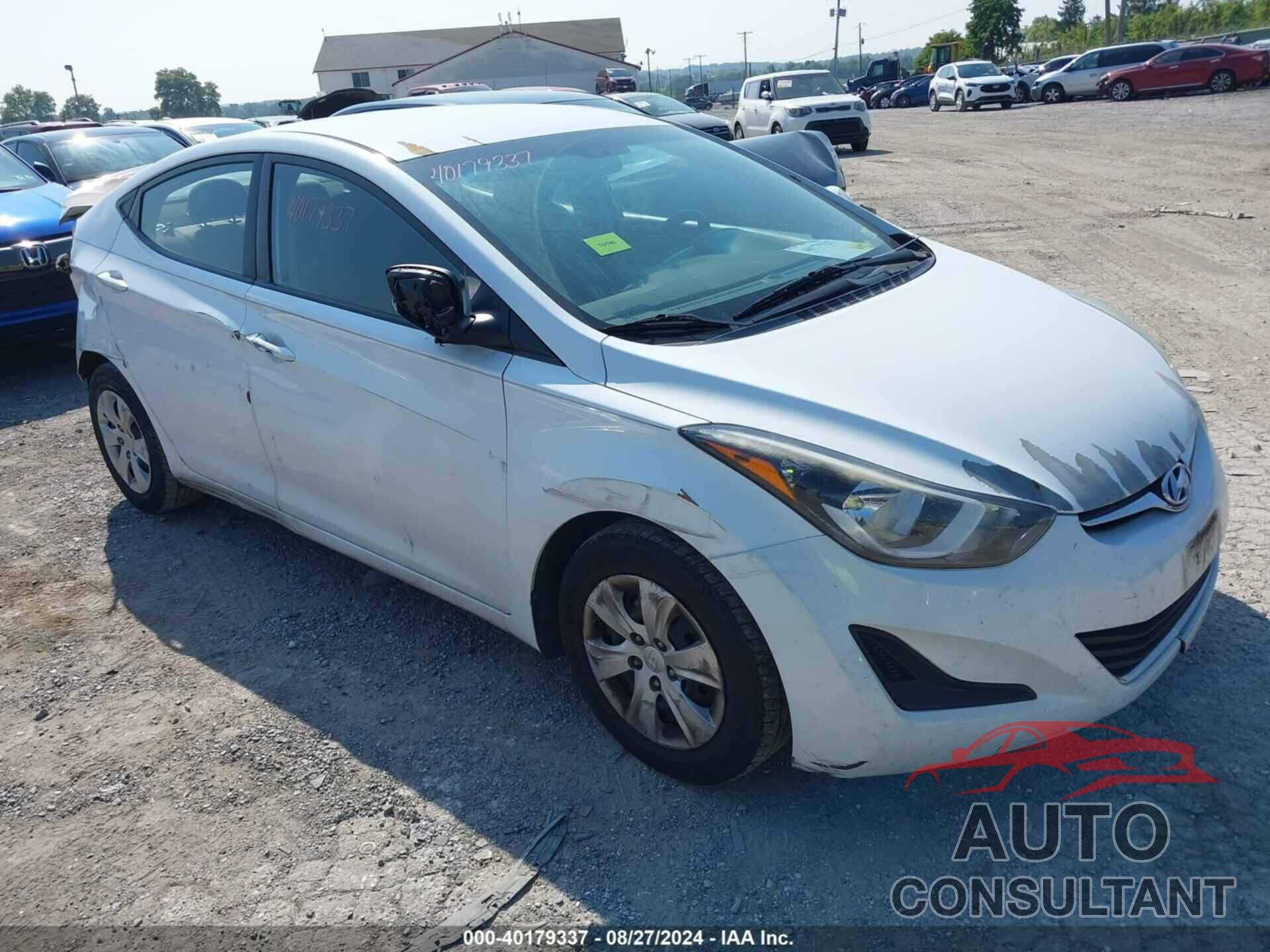 HYUNDAI ELANTRA 2016 - 5NPDH4AE1GH759135