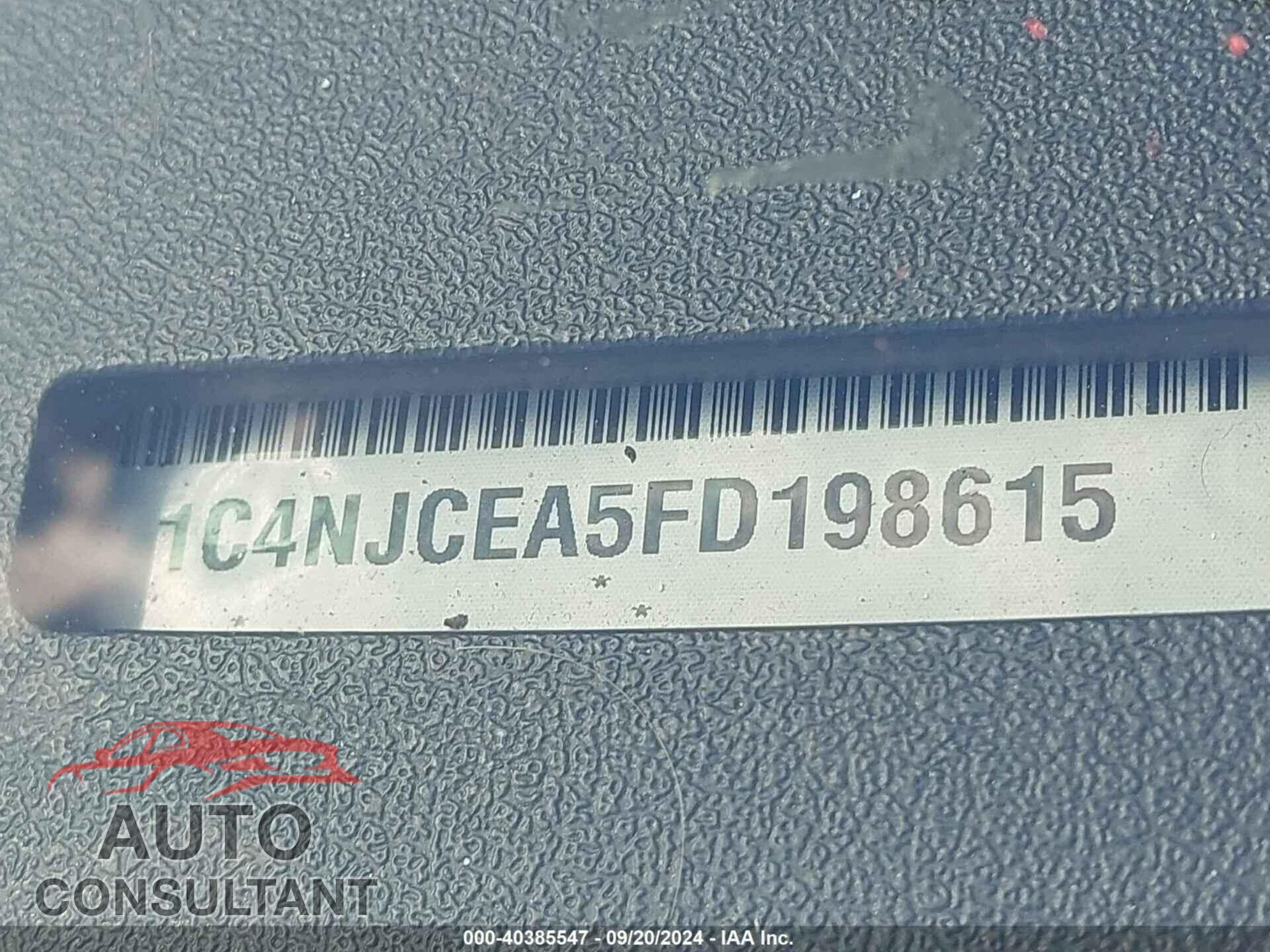 JEEP COMPASS 2015 - 1C4NJCEA5FD198615