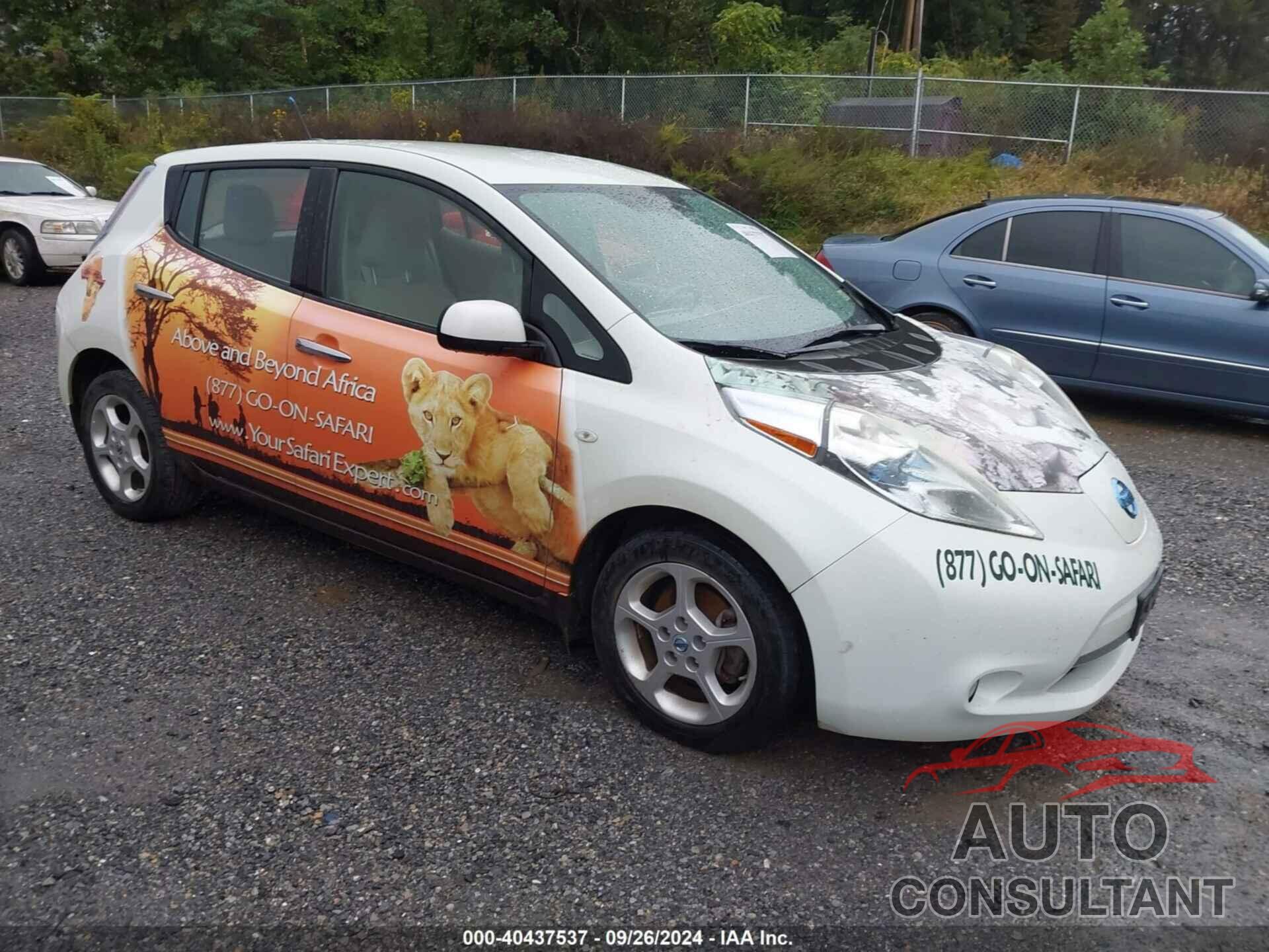 NISSAN LEAF 2012 - JN1AZ0CP9CT023995
